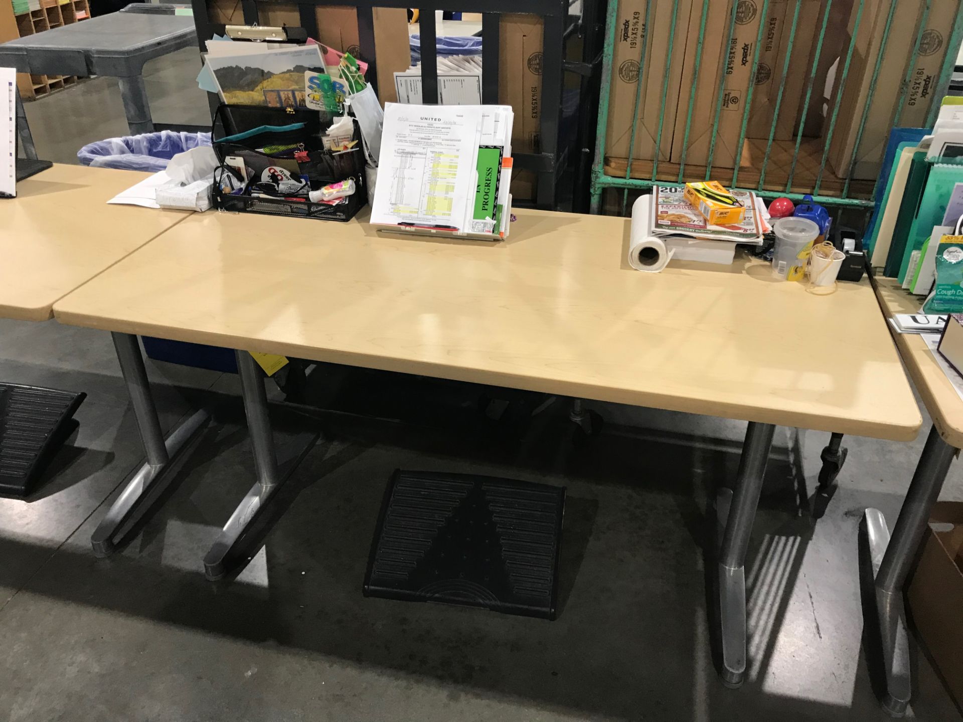(3) Tables, 5 ft long x 29.5 in wide x 29.5 in tall, Removal Fee: $20 - Image 3 of 4