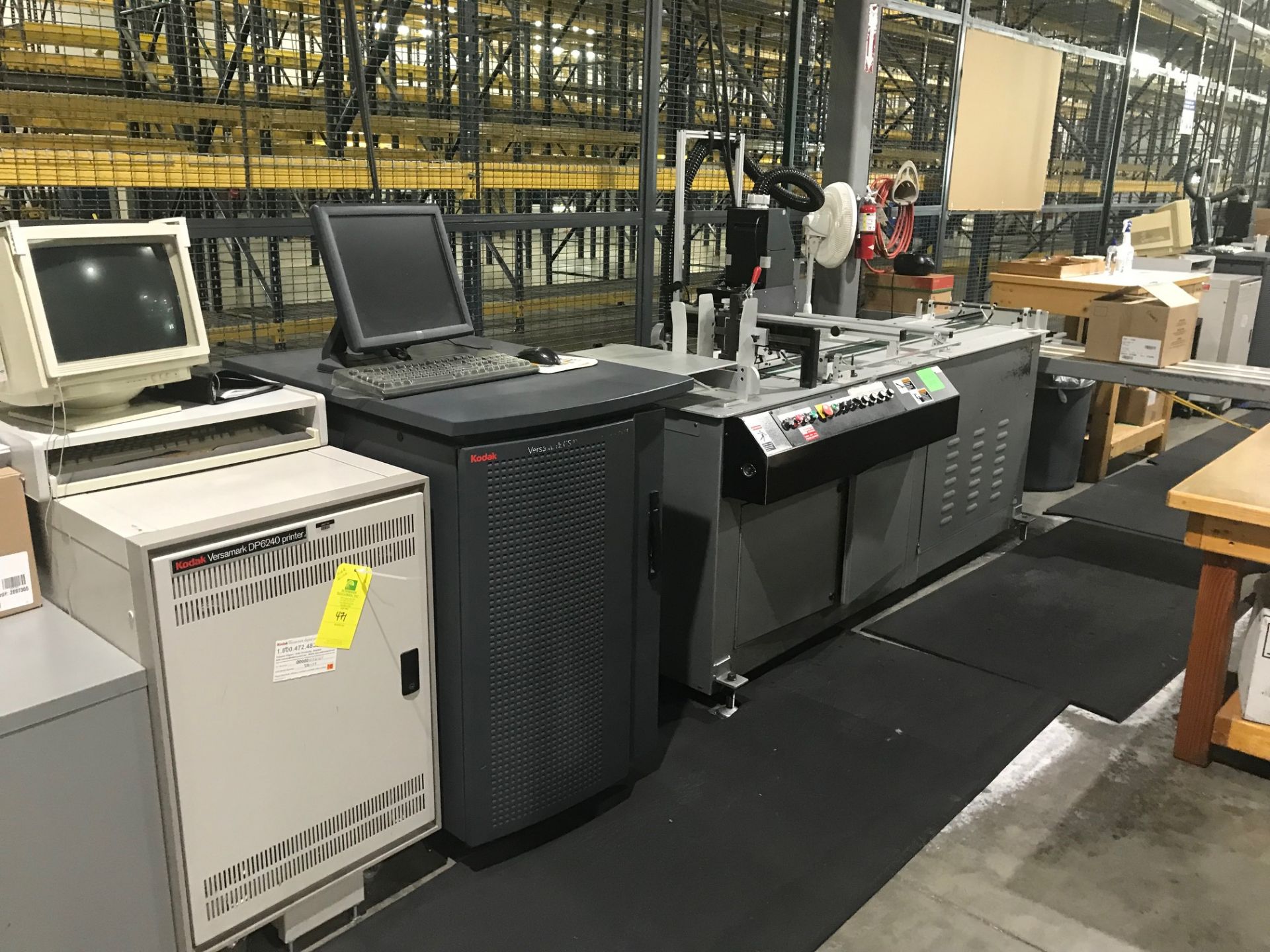 Kodak Versamark Scitex 500 S2 Print Station, K# 0000052030, Serial# 52030 (COMPLETE SYSTEM, EVERYTHI