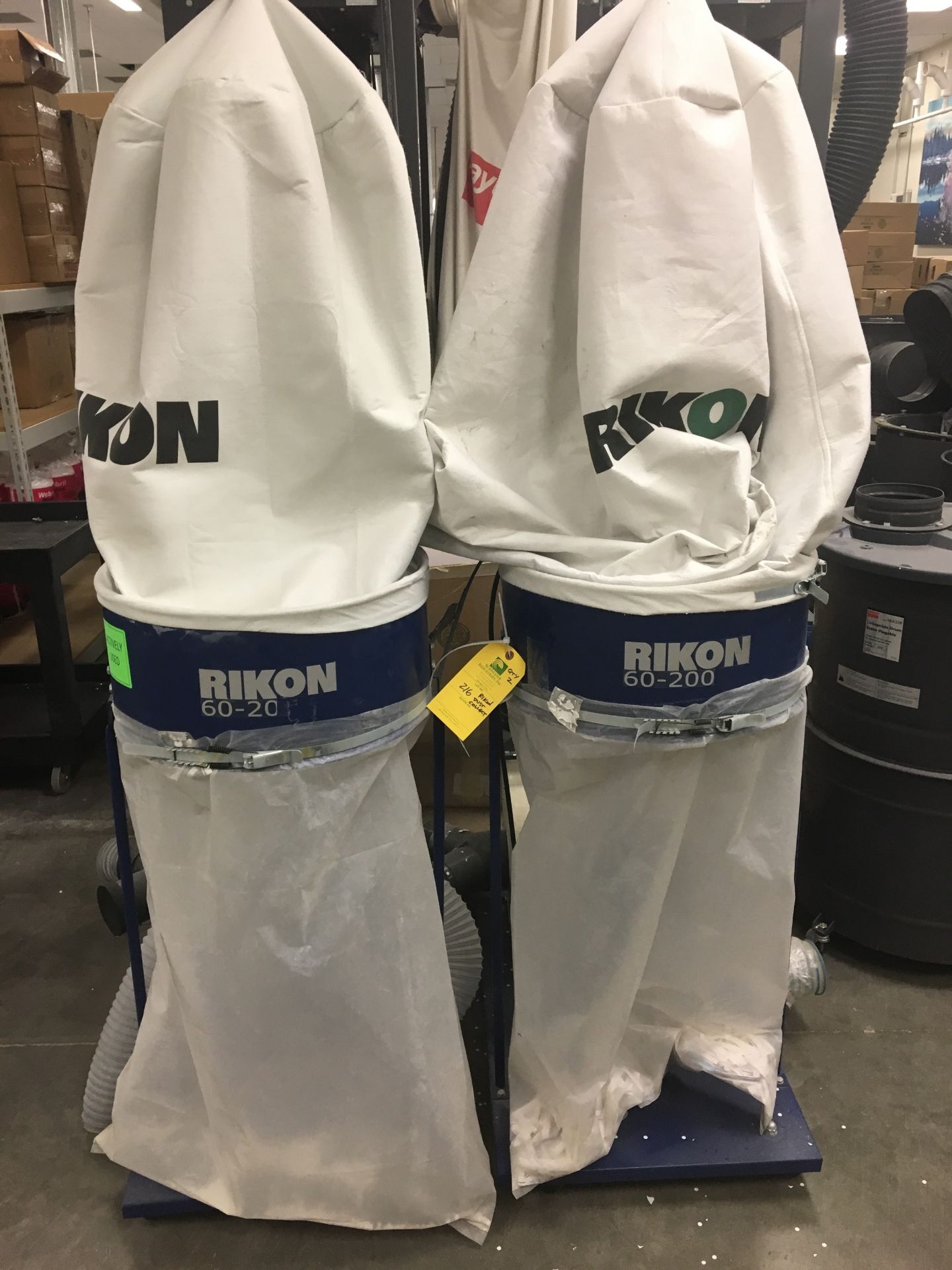 (2) Rikon Dust Collectors, Removal Fee: $40