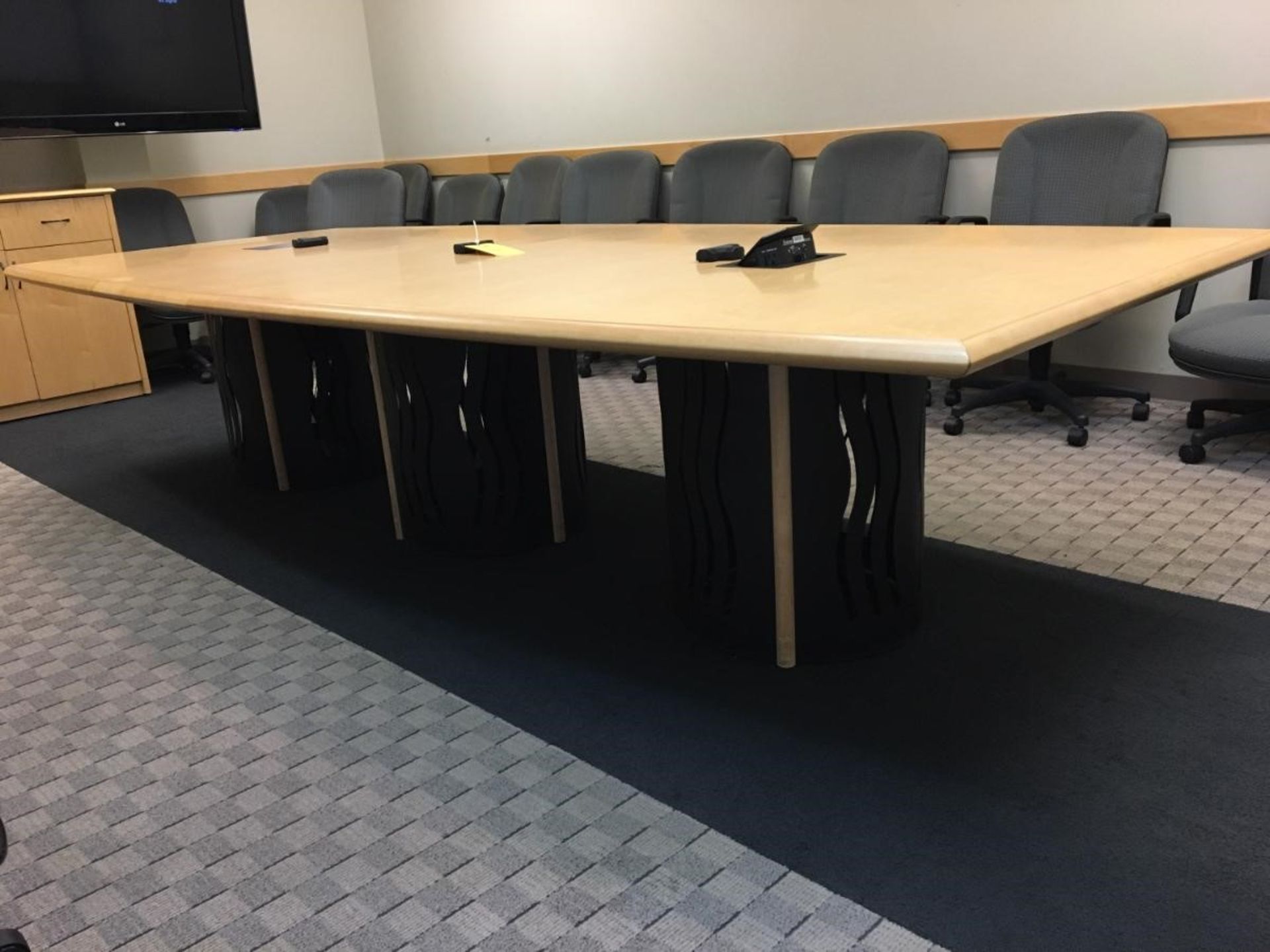 Conference Room Table, 11ft x 60” x 29”, Removal Fee: $20 - Image 2 of 6