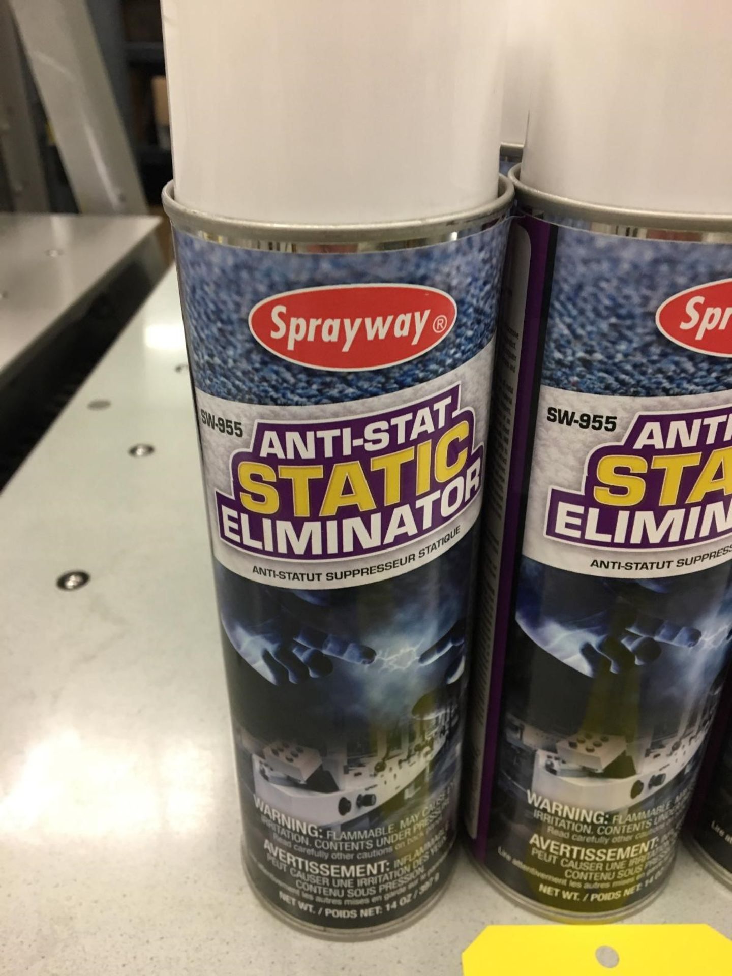(9) Cans of Sprayway Anti-Stat Static Eliminator, SW-955, Removal Fee: $5 - Image 2 of 4