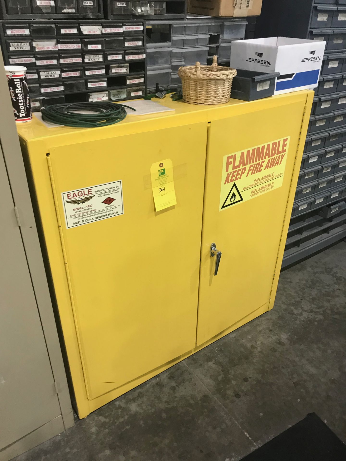 Flammable Safety Cabinet, Removal Fee: $20