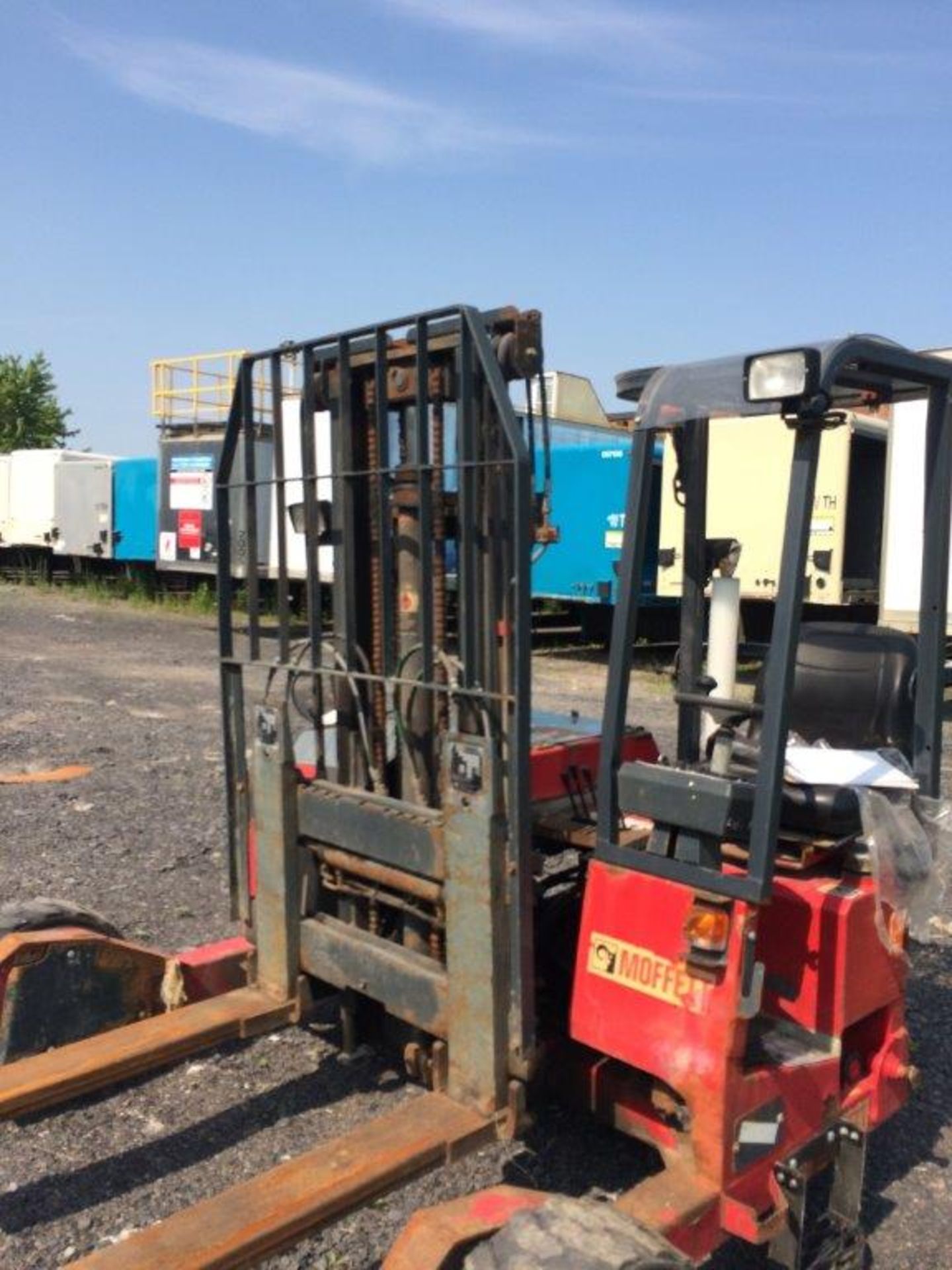 2006 Moffett Truck Mounted Fork Lift, Model M3 32.3-7, Diesel Kubota Engine, 4500lb capacity,