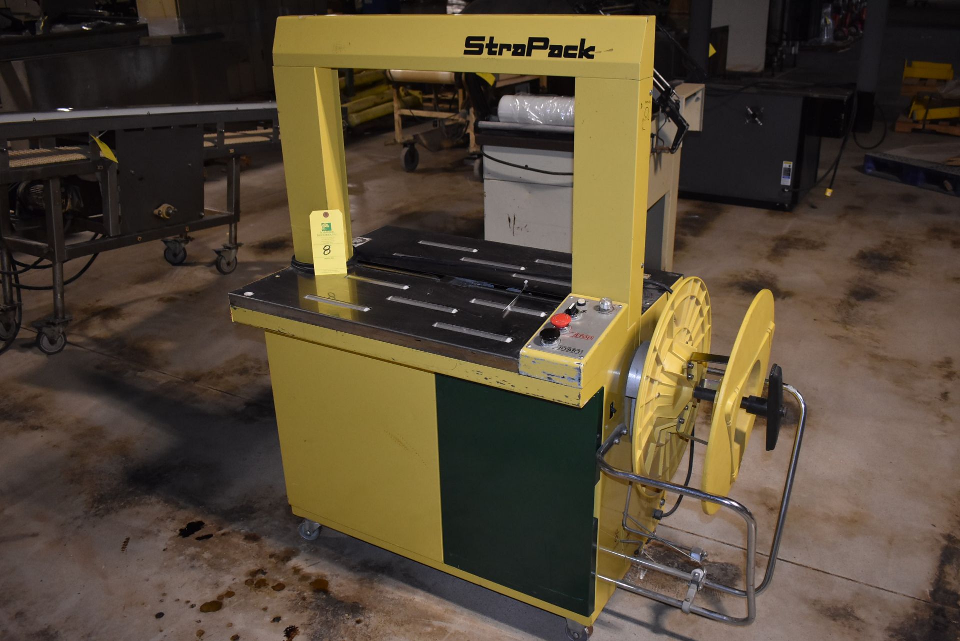 Strapack Automatic Strapping Machine, #03146015, Single Phase, 110 Volt