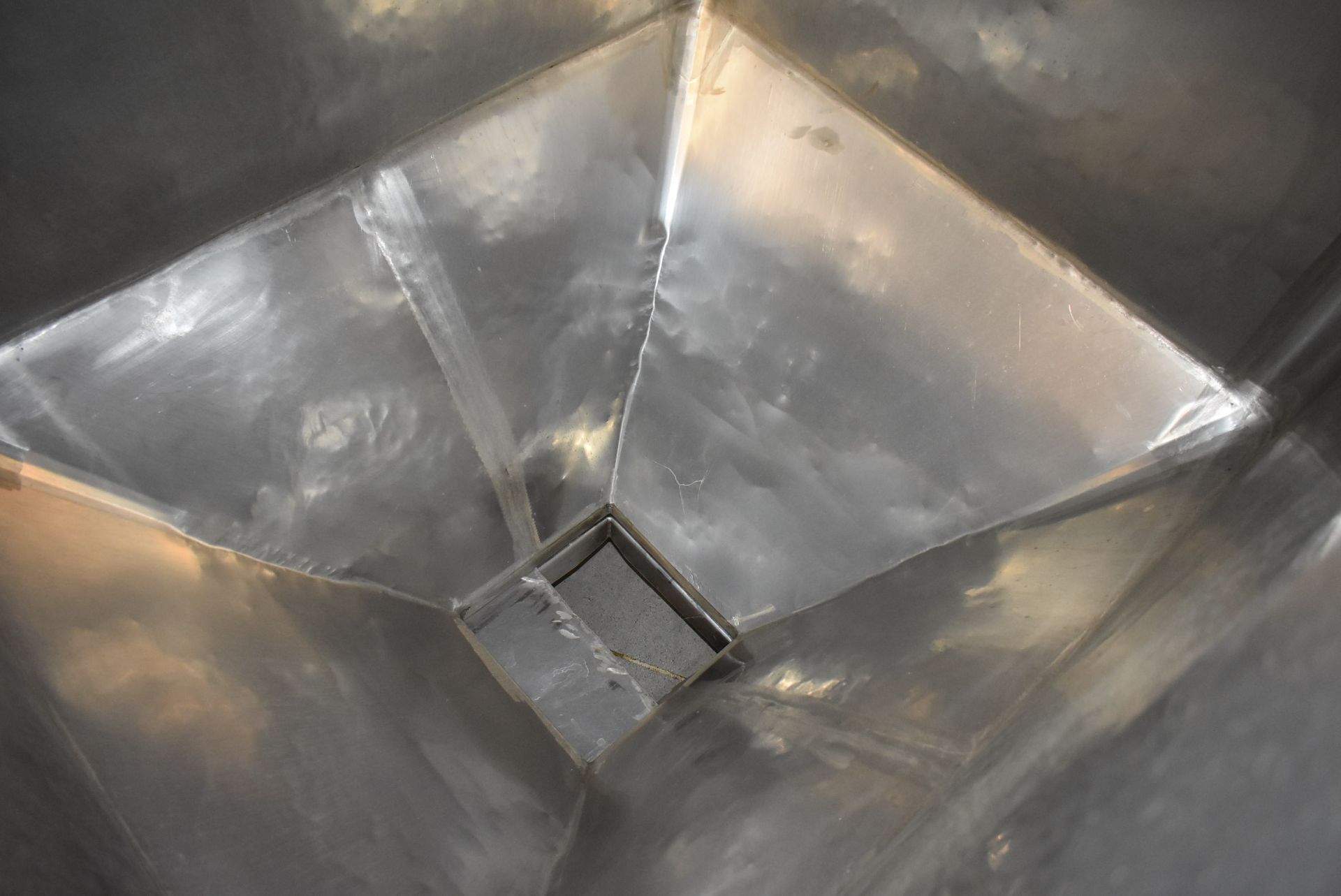 Stainless Steel Bin with Slide Gates, 4-Wheel Base, 48" x 39" x 54" Depth - Image 2 of 2