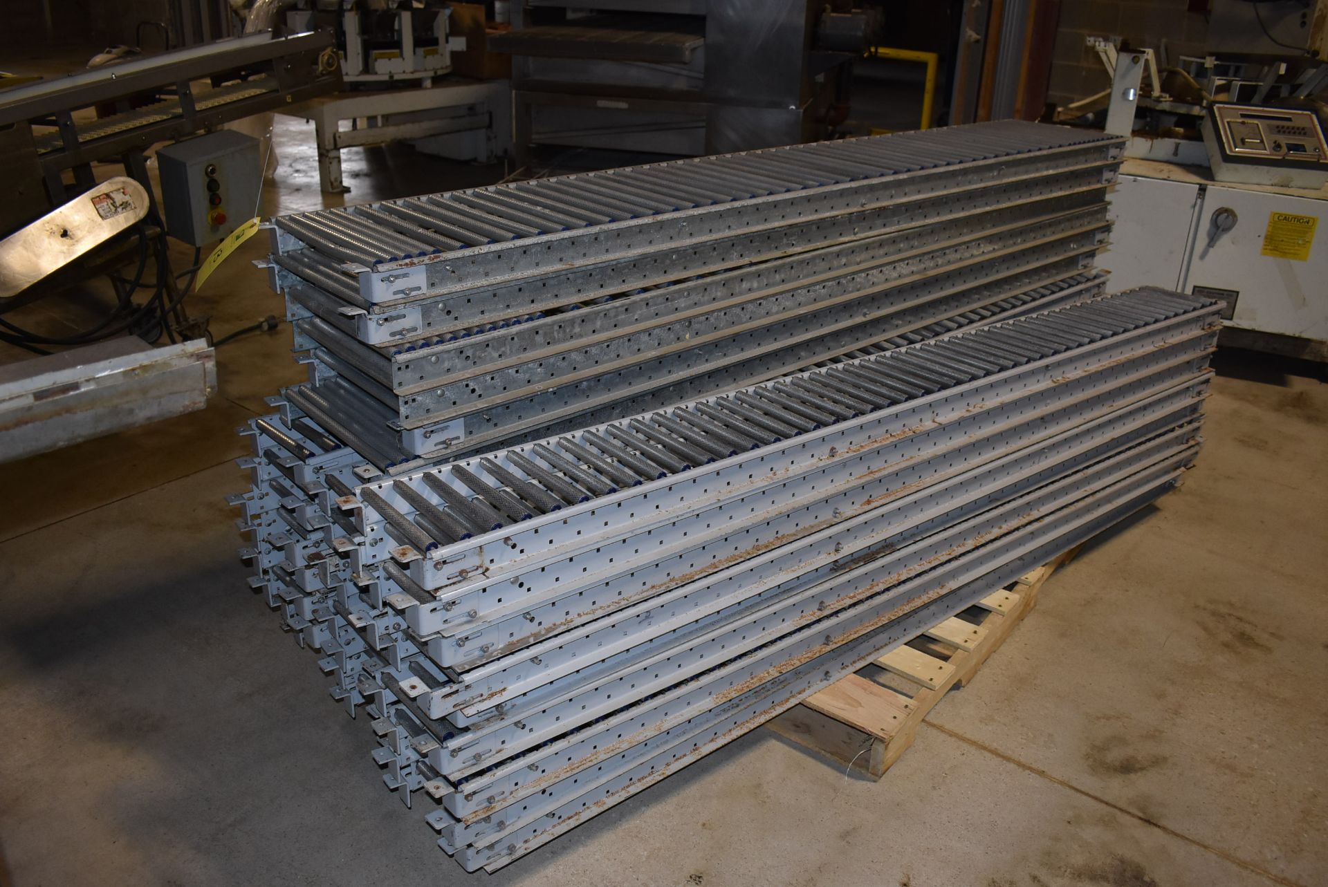 (31) Sections Gravity Feed Roller Conveyor, 8' Lengths - Image 2 of 2