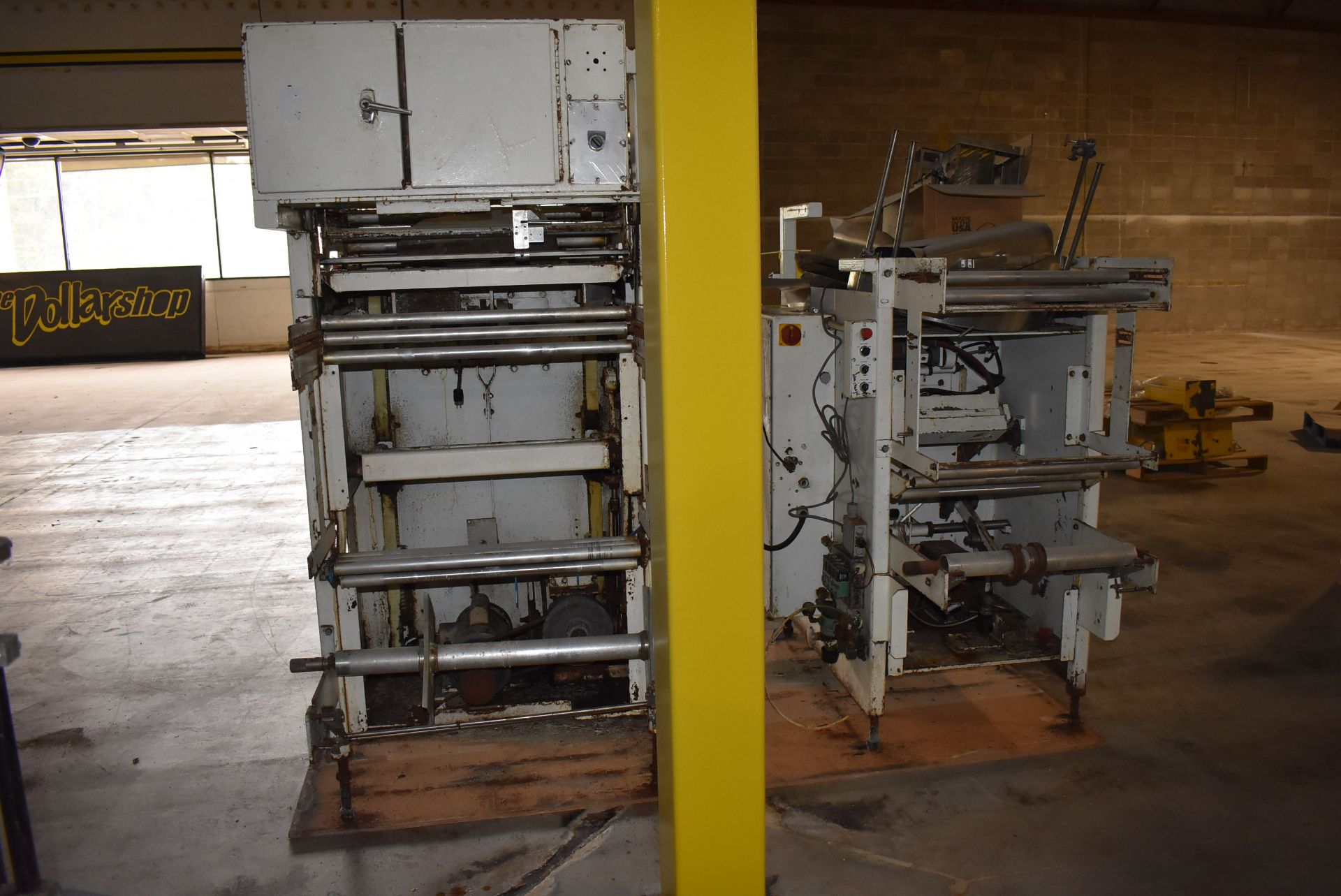 (2) Wooden Kliklok Model #UMB713 Series Packaging Machines, Note - Frame, Parts, Components Only - Image 2 of 2