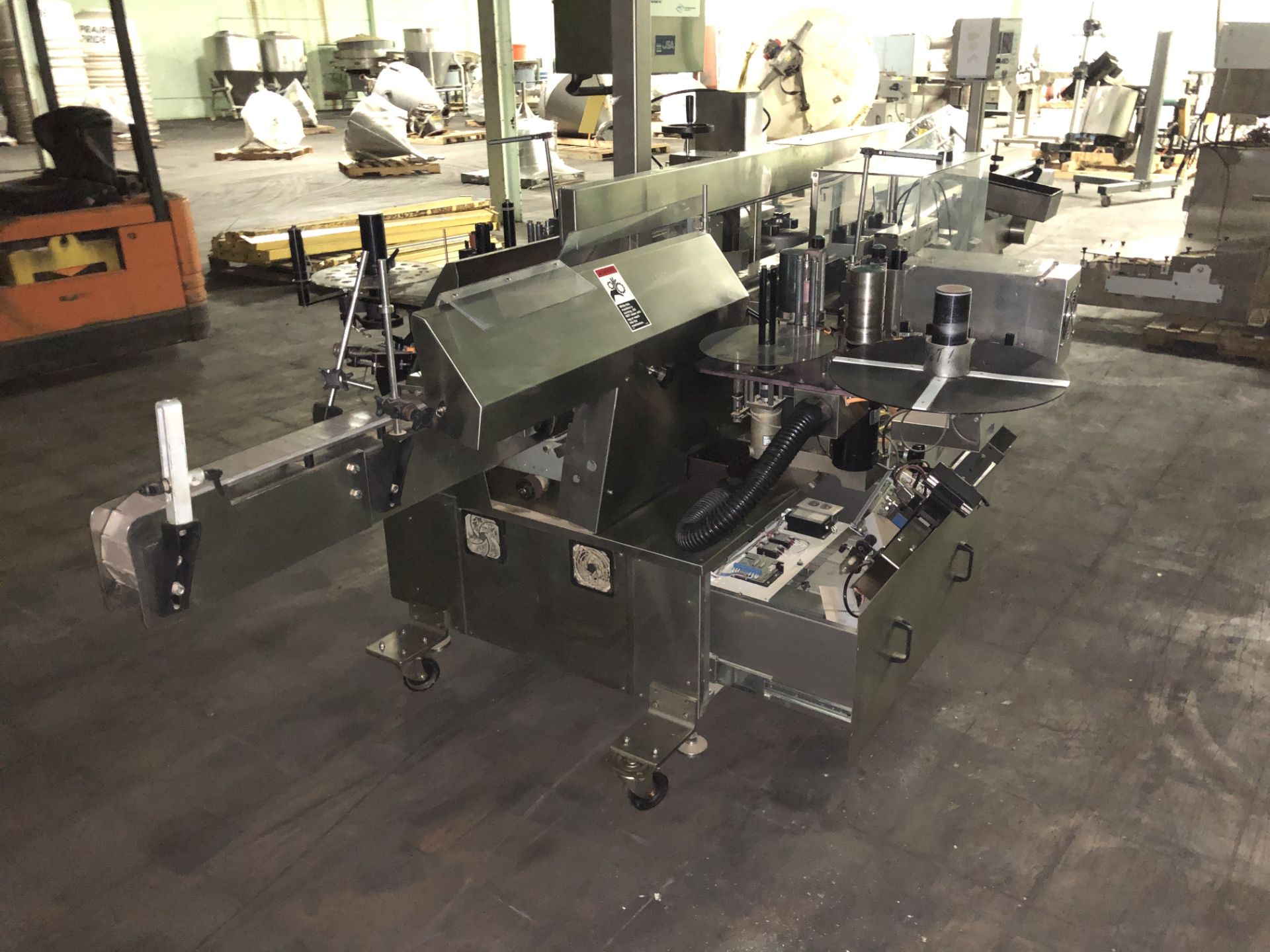 New Jersey Machine Model #34RLDBO-235-M98CO Packaging System, Allen Bradley Panelview 550 Control