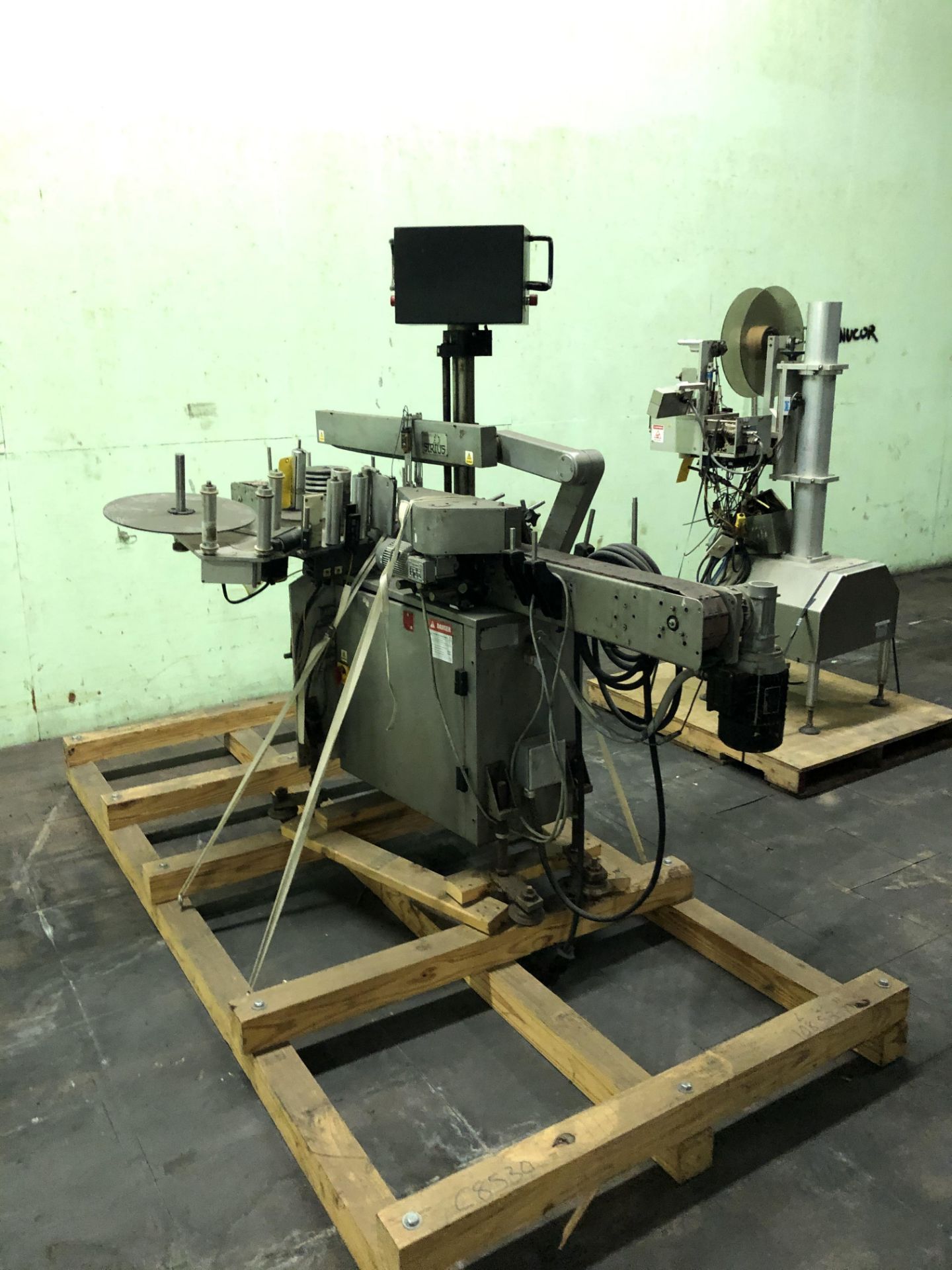 Harland Sirius Wrap-Around Label Machine, RIGGING FEE - $175 - Image 2 of 3