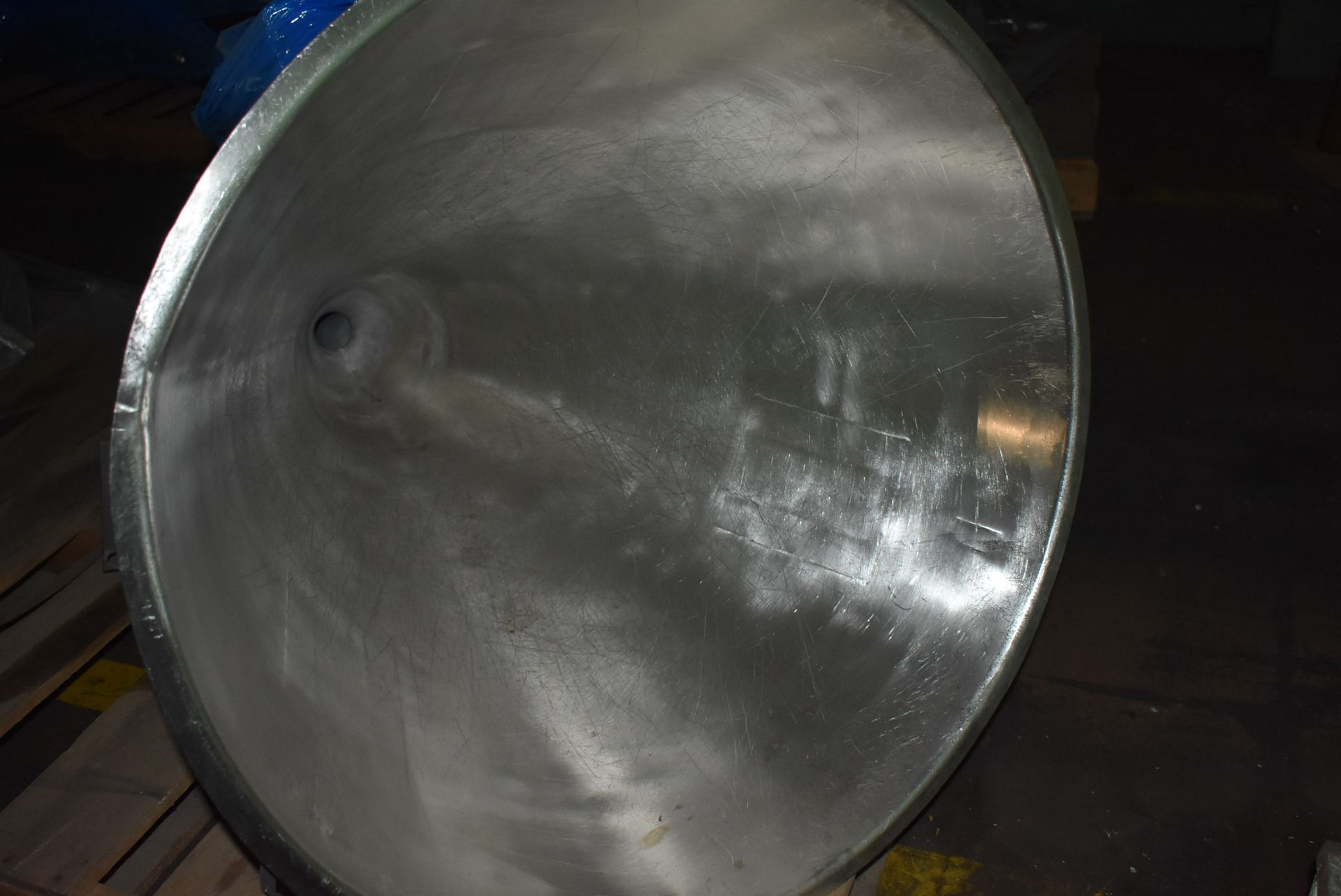 Stainless Steel Hopper, 30" Diameter at Top x 36" Top - Bottom - Image 2 of 2