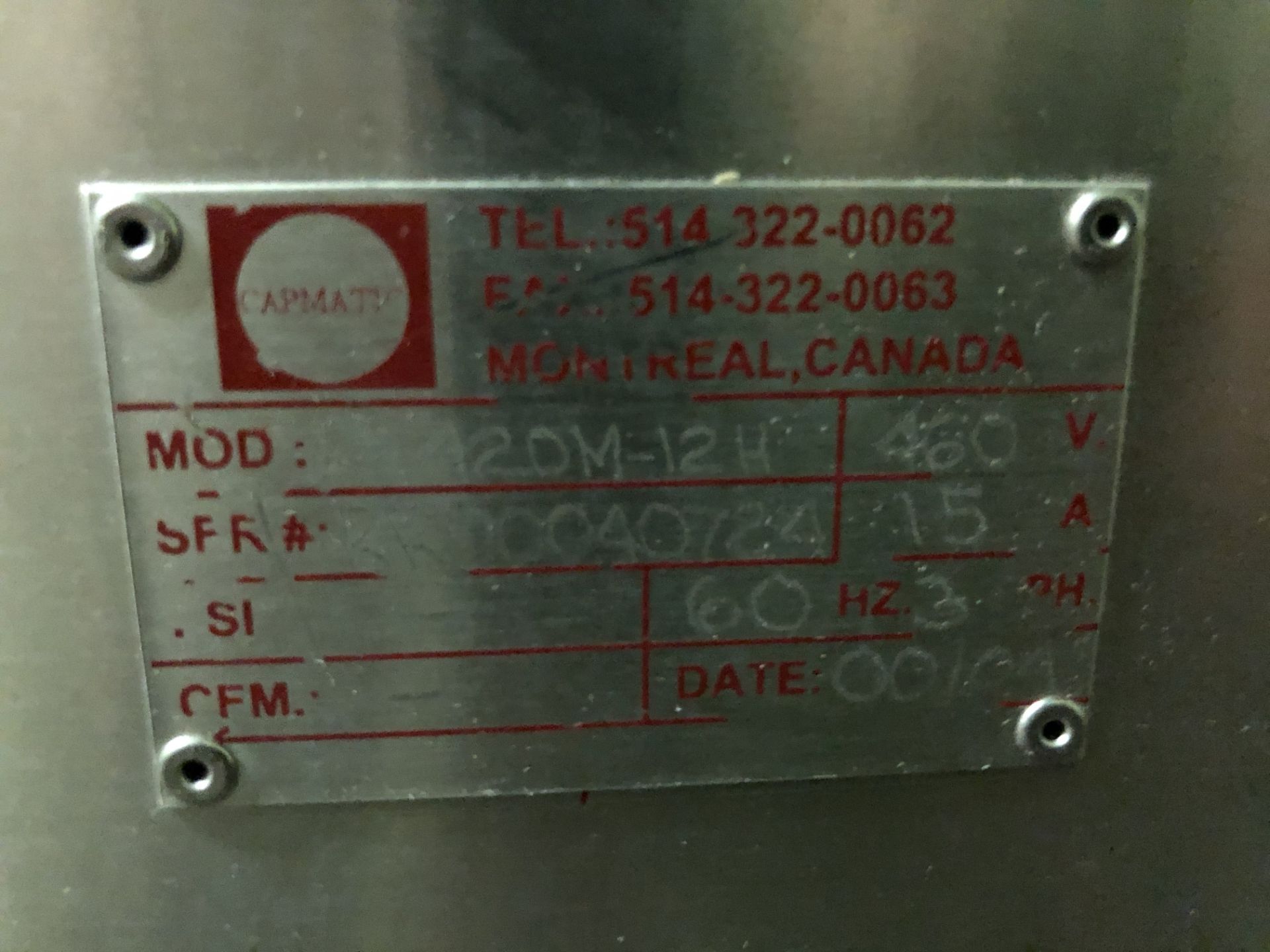 Roadrunner Model Capmatic RR420M-12H (12) Head Rotary Retorquer, SN RR-40724 - Image 4 of 4