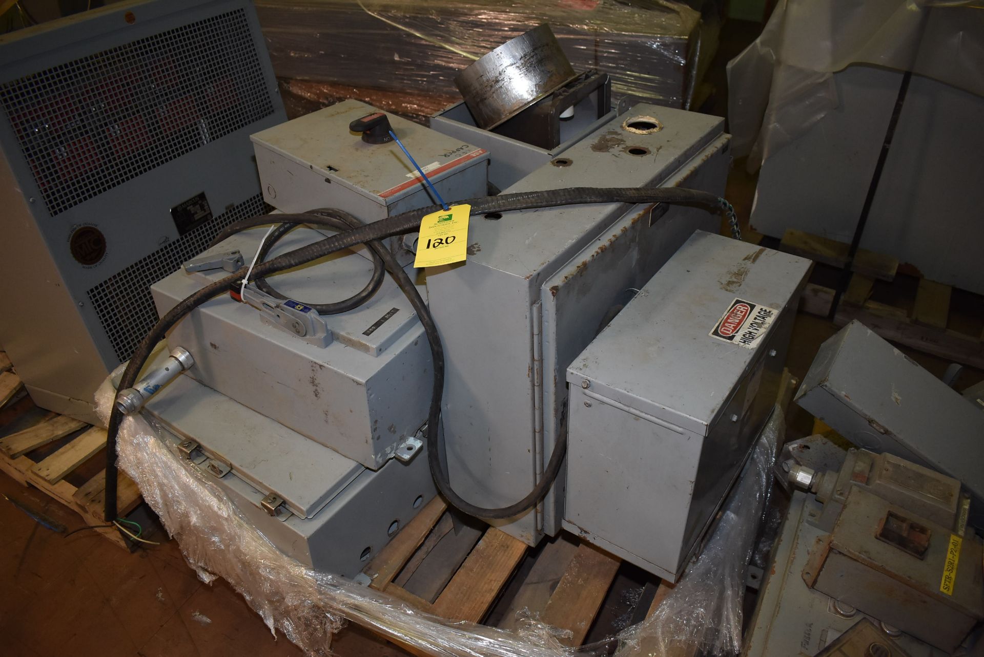 Acme 14 KVA Transformer, Assorted Electric Panel Boxes, RIGGING FEE - $50