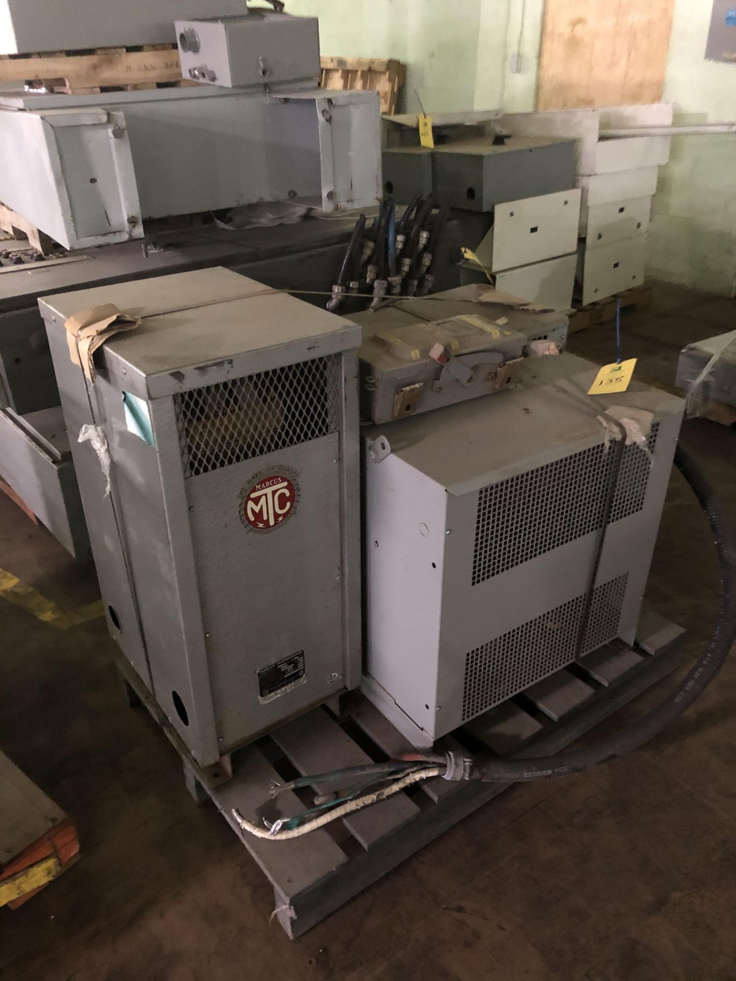 (1) Marcus 75 KVA Transformer, (2) 75 KVA Transformers, RIGGING FEE - $50 - Image 2 of 3