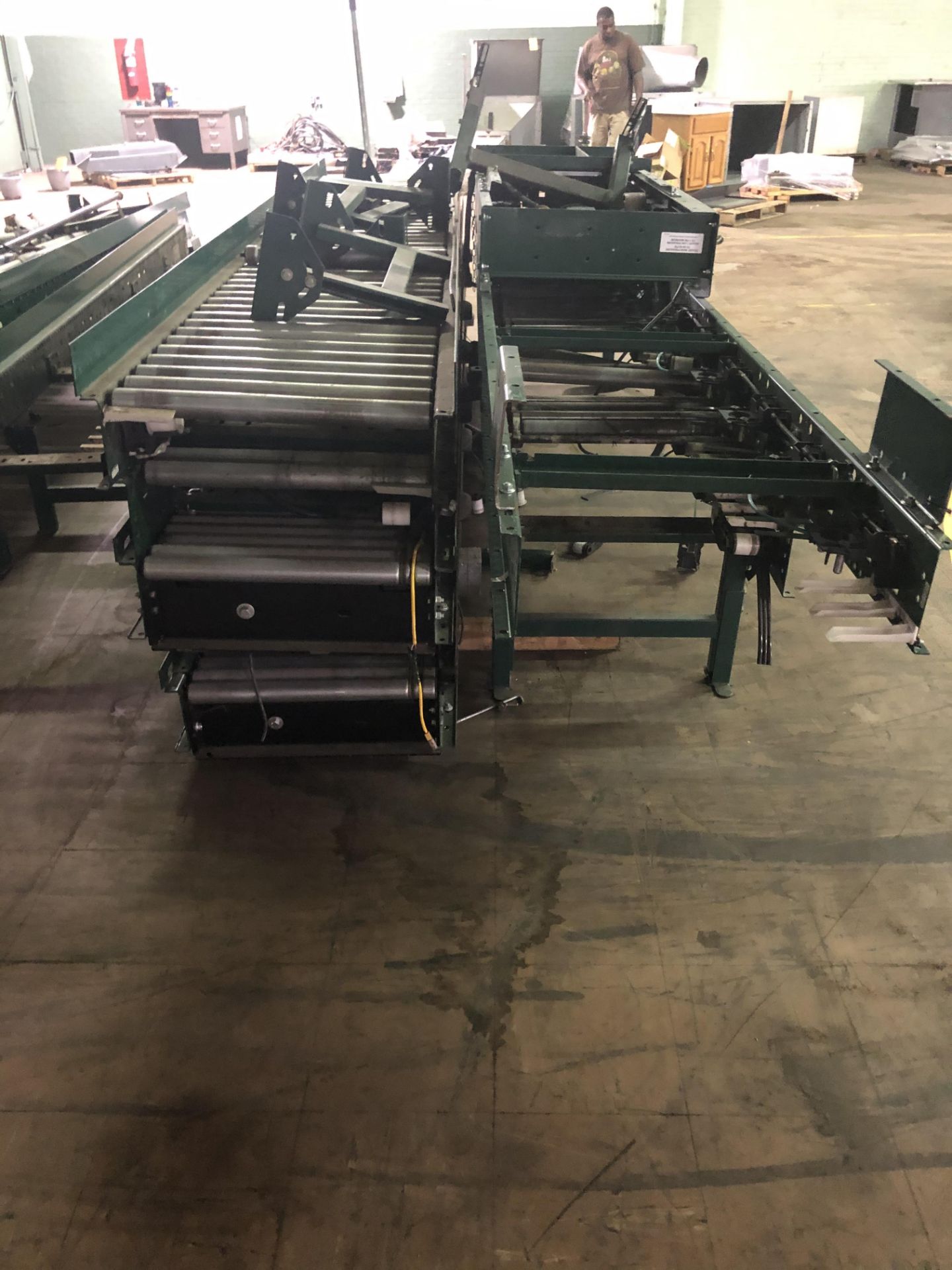 Siemens Dematic Motorized Roller Conveyor, Approximate (7) 10' Sections, RIGGING FEE - $800 - Image 2 of 3