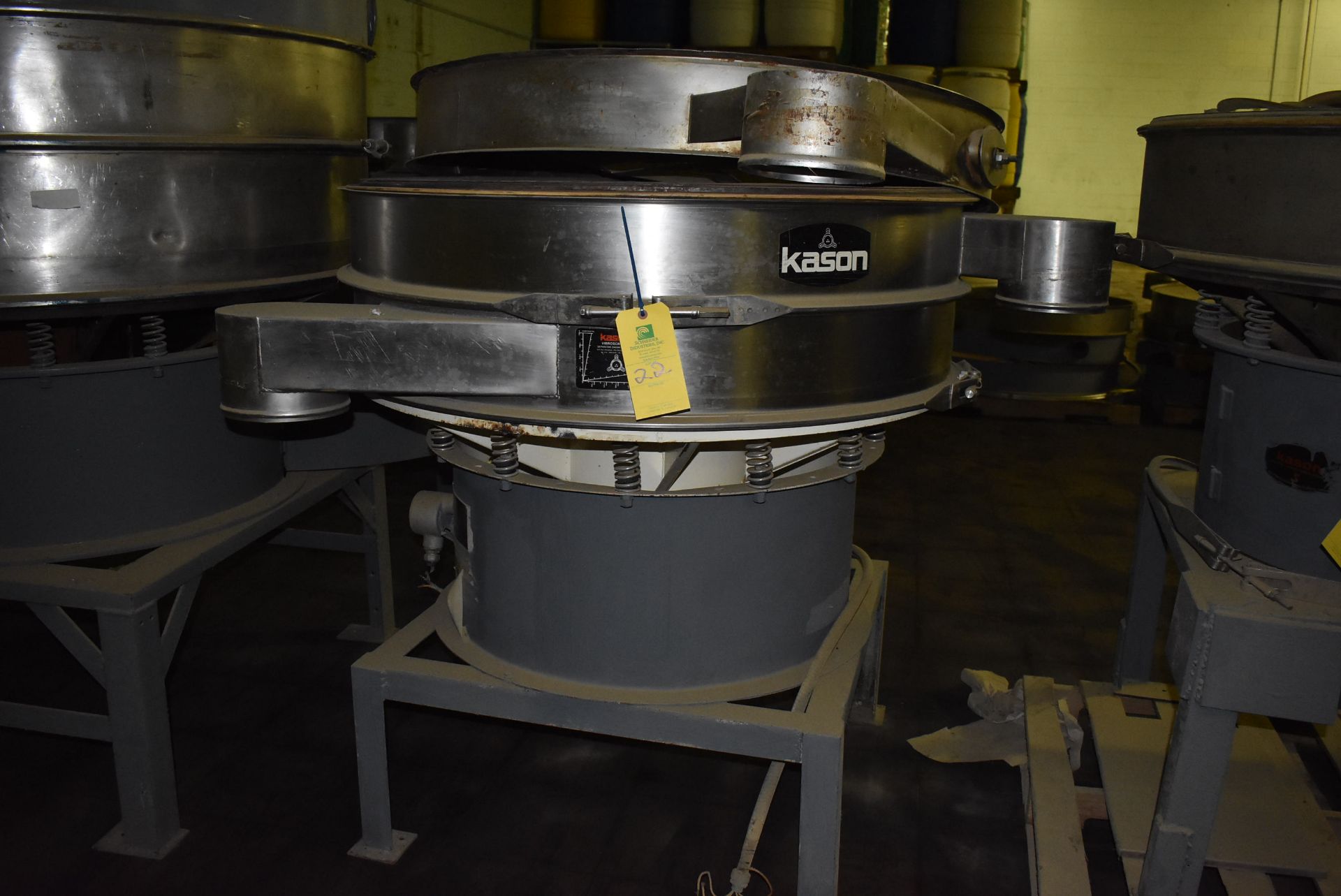 Kason 48" Diameter Vibratory Screen Separator, RIGGING FEE - $100