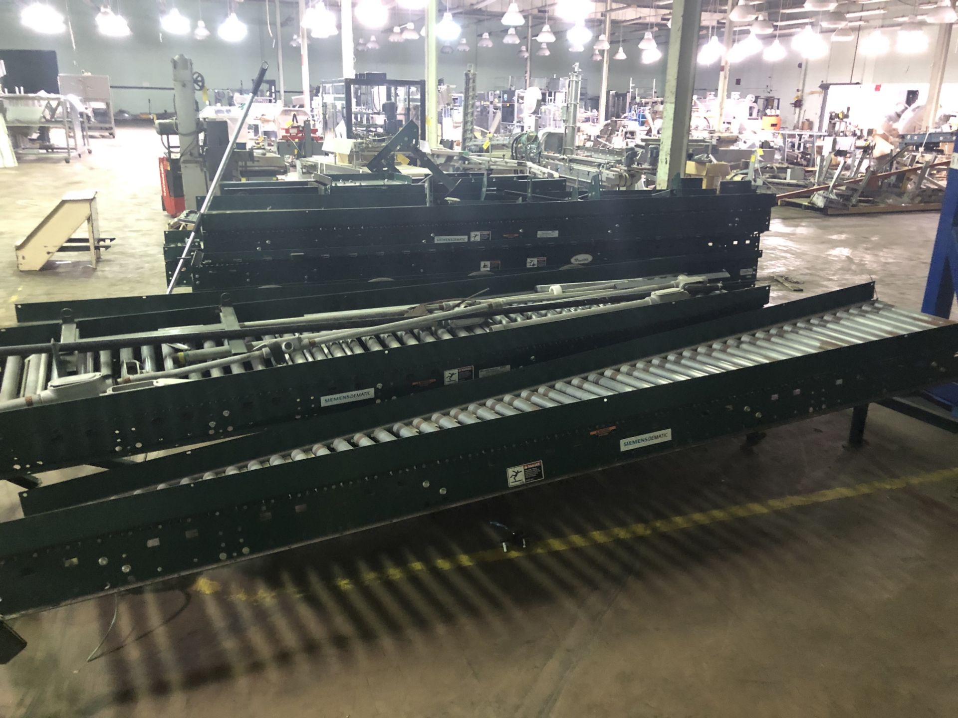 Siemens Dematic Motorized Roller Conveyor, Approximate (7) 10' Sections, RIGGING FEE - $800 - Image 3 of 3