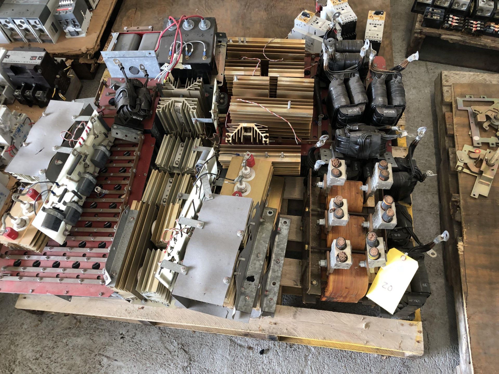 Pallet of Electrical Components