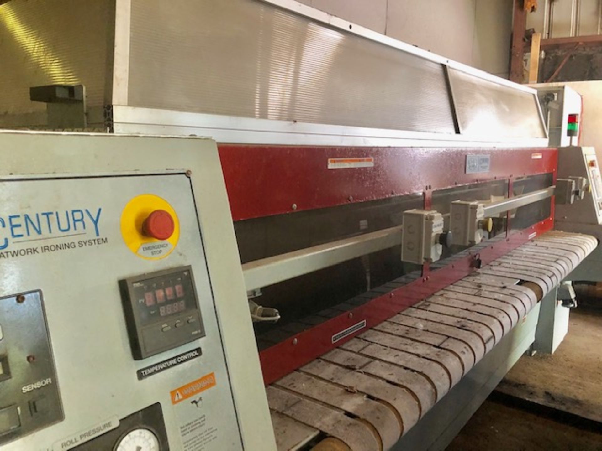 Century Flatwork Ironing System, Model #Centi 32STCC, S/N #47885-7/00, 10HP, 208 Volts