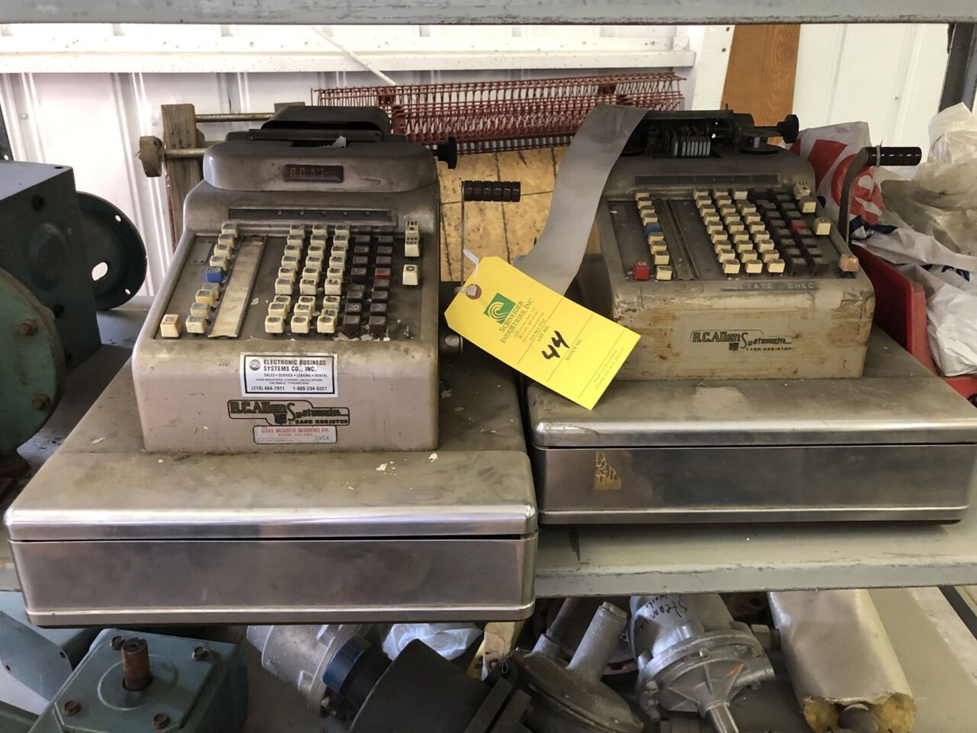(2) R.C. Allens Systematic Cash Registers