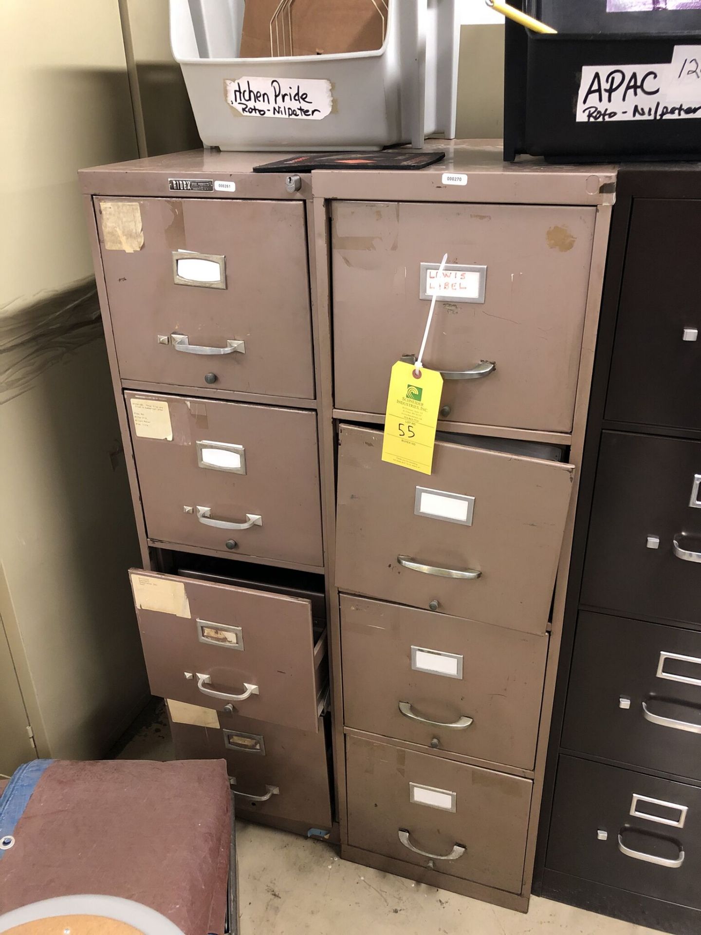 (2) Ridex Filing Cabinets