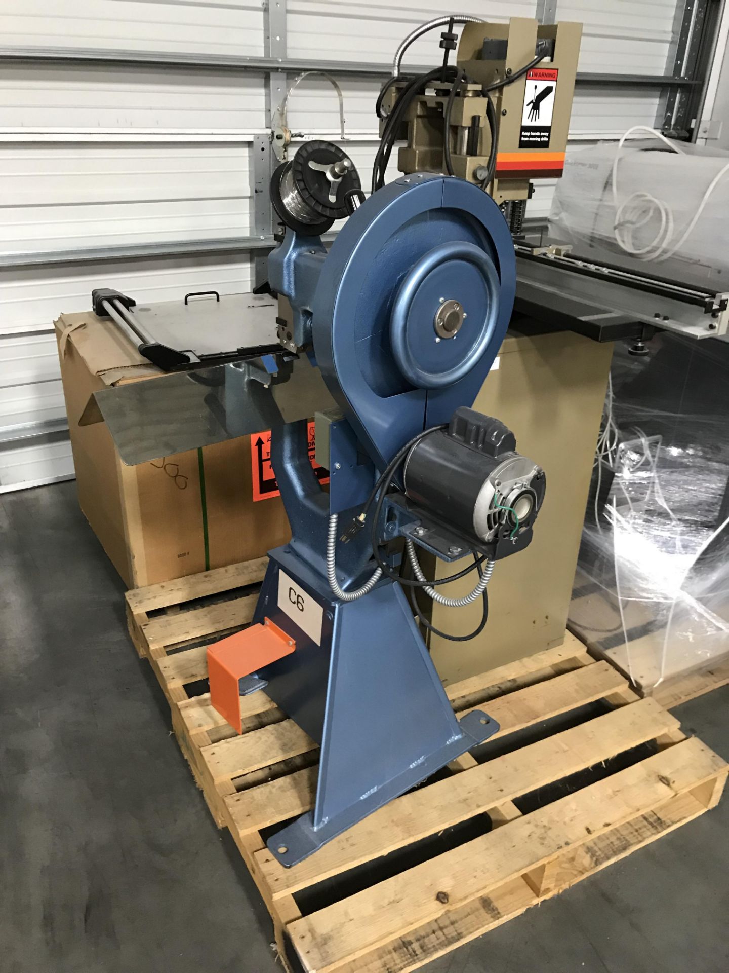 ISP Stitcher, Model #A 1/4in. S/N #A12513, Year of Manufacture 2005