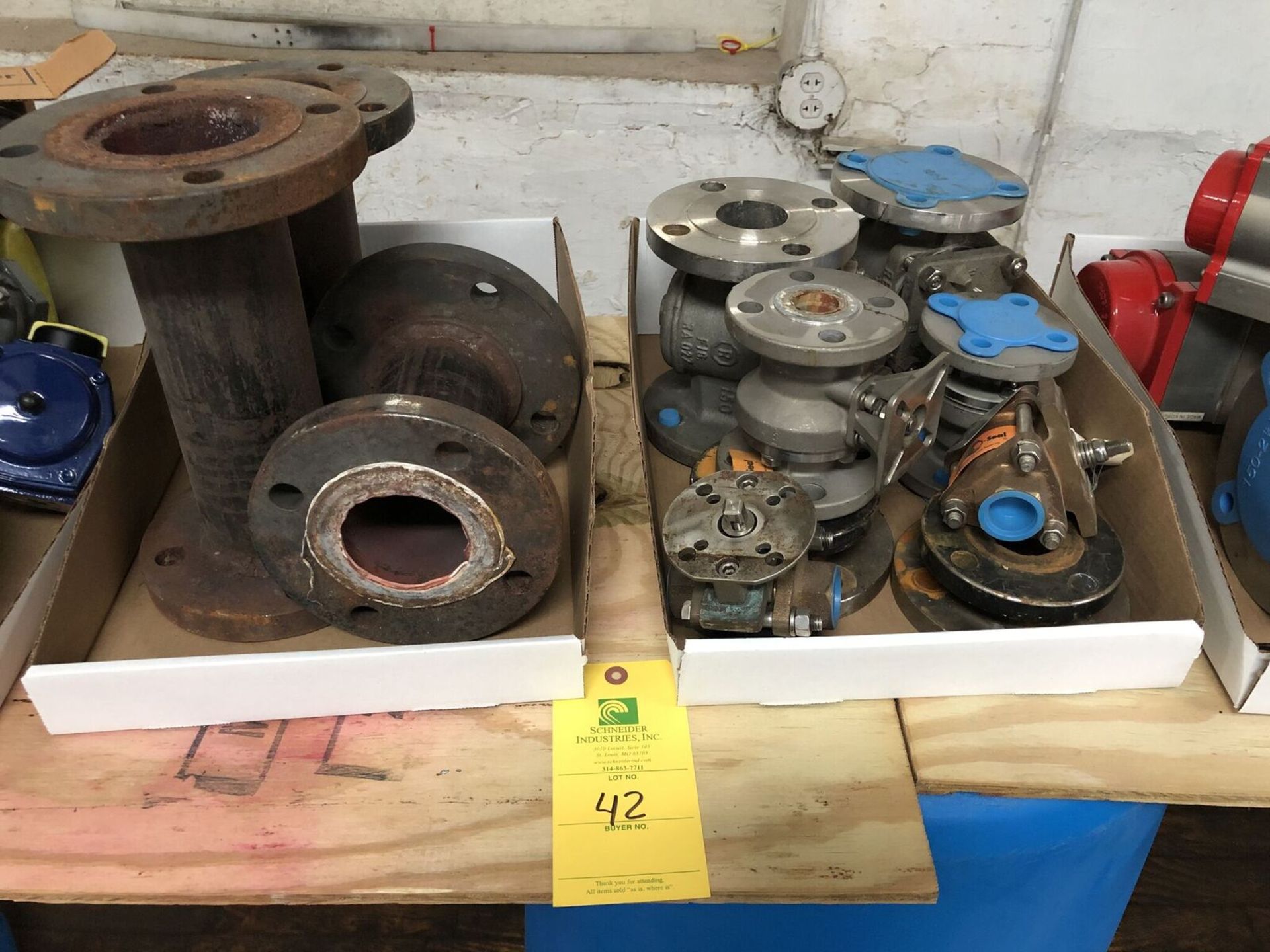 (2) Boxes of Flanges