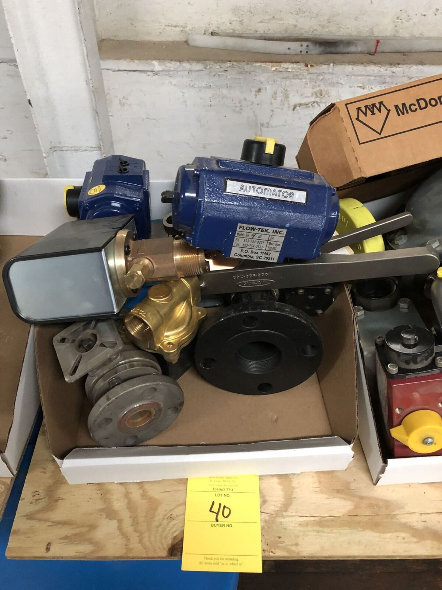 Box of Automotors & Valves