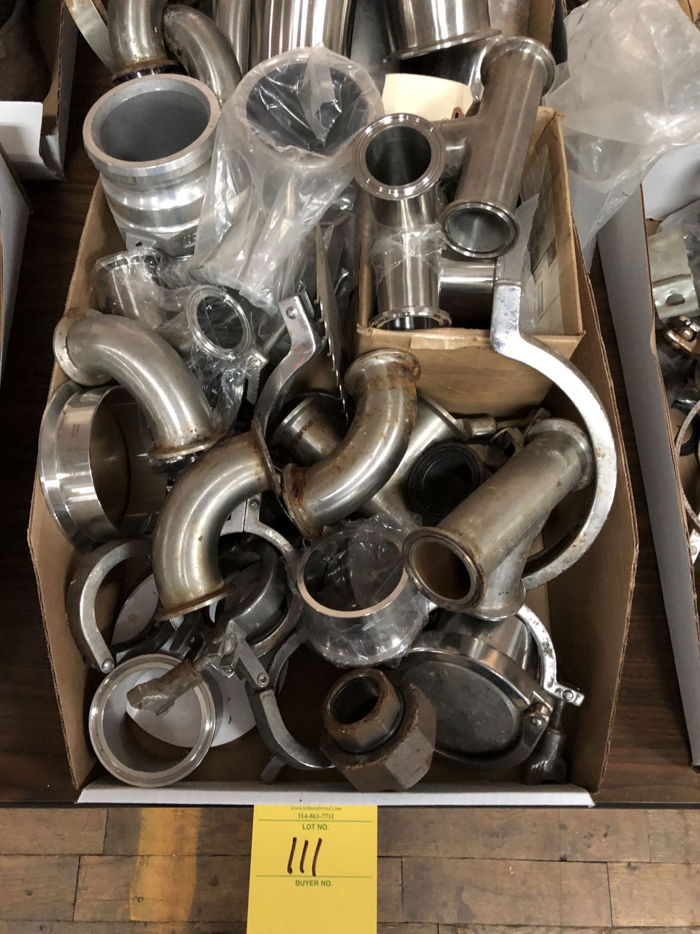 (2) Boxes of Assorted Sized Couplings & Fittings