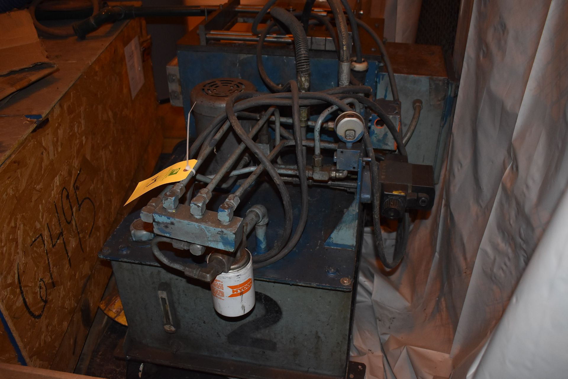 Hydraulic Power Unit, Motor, Pump, Tank - Image 2 of 2