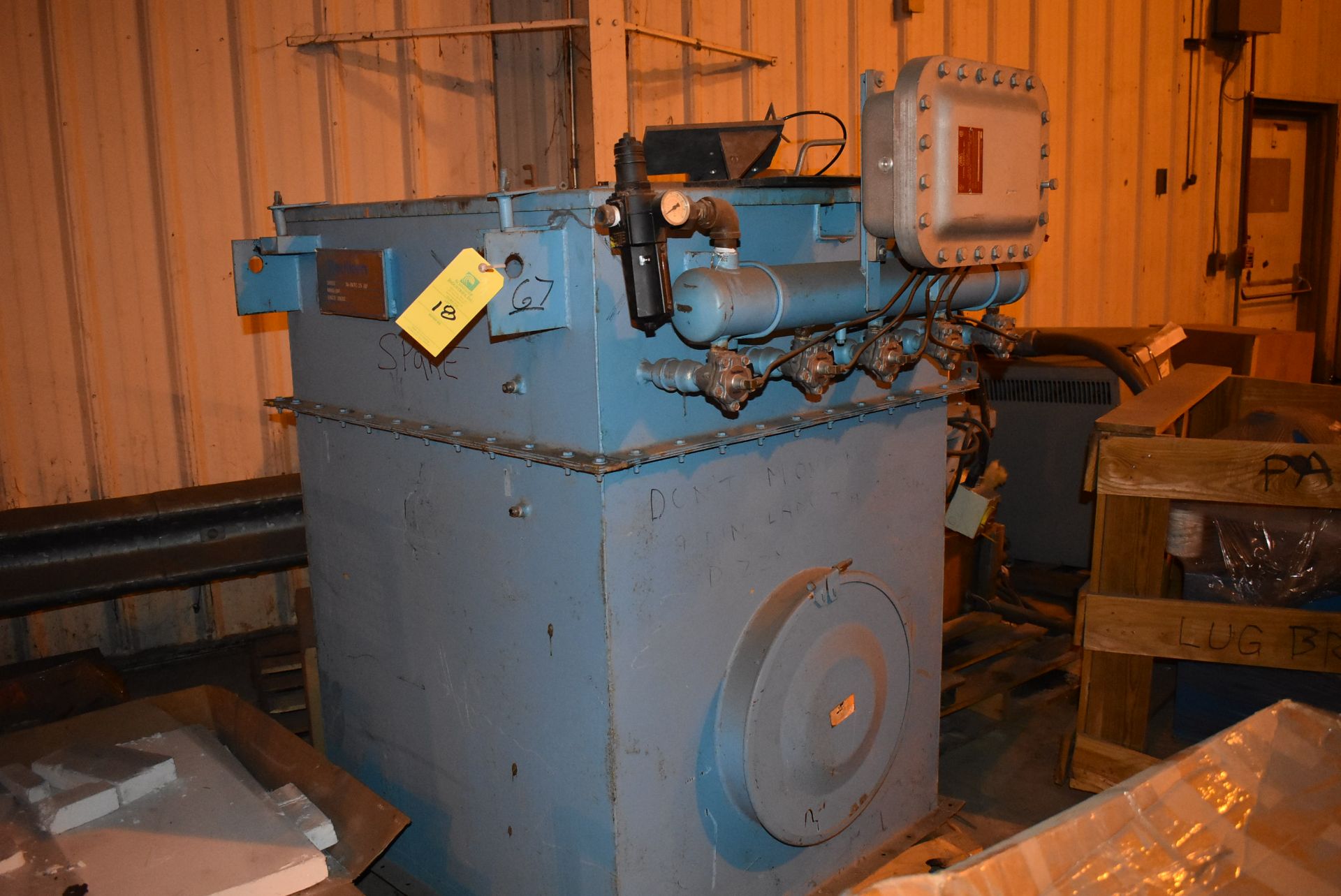 Flex-Kleen Model #36-BVTC-25 (11) Dust Collector, SN 200517, Includes New York Blower, 5.5 KW Motor