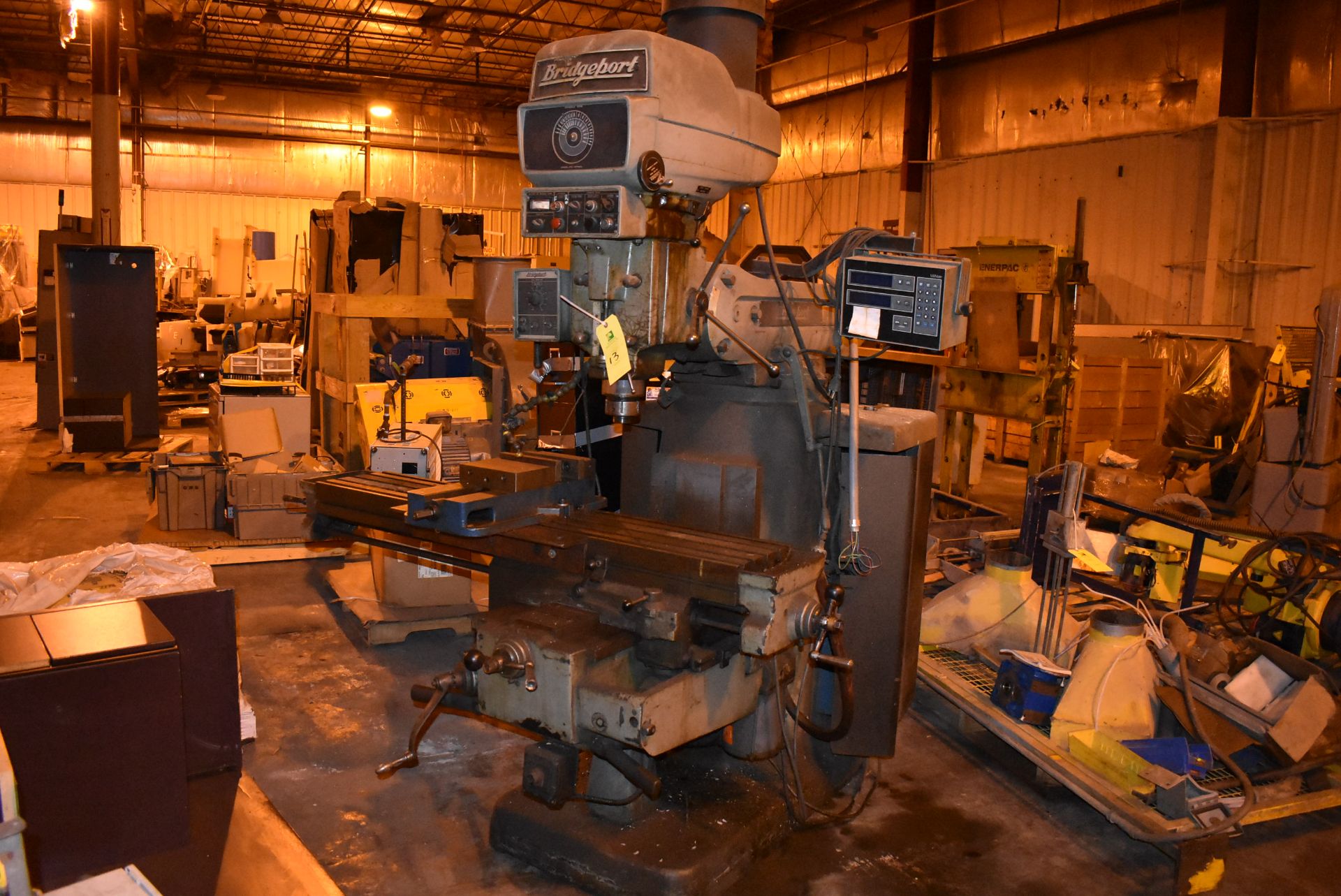 Machine Shop - Bridgeport Series II Variable Speed Vertical Milling Machine, Quill Power Feed, 60"