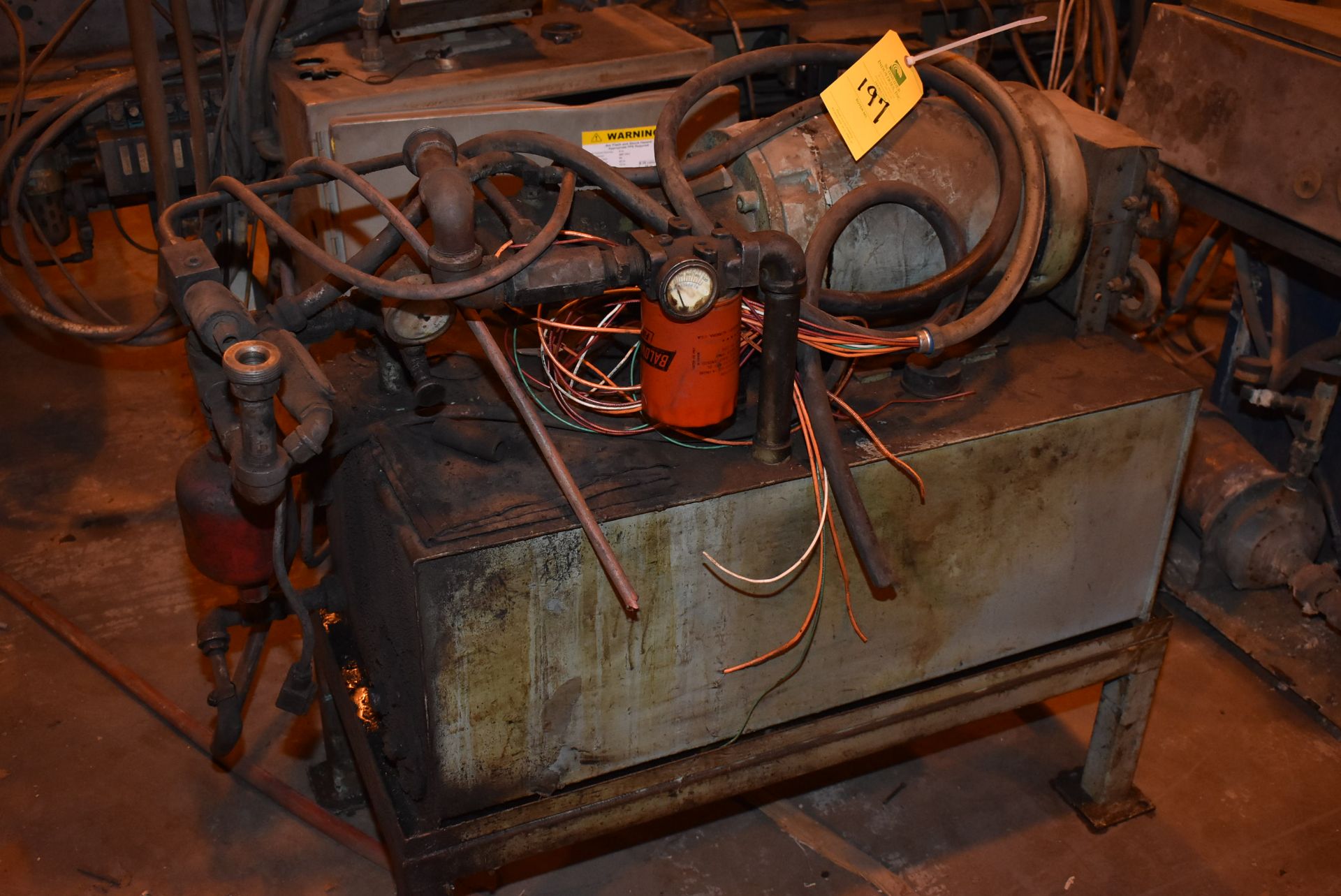 Hydraulic Unit, Approx. 10 HP Motor