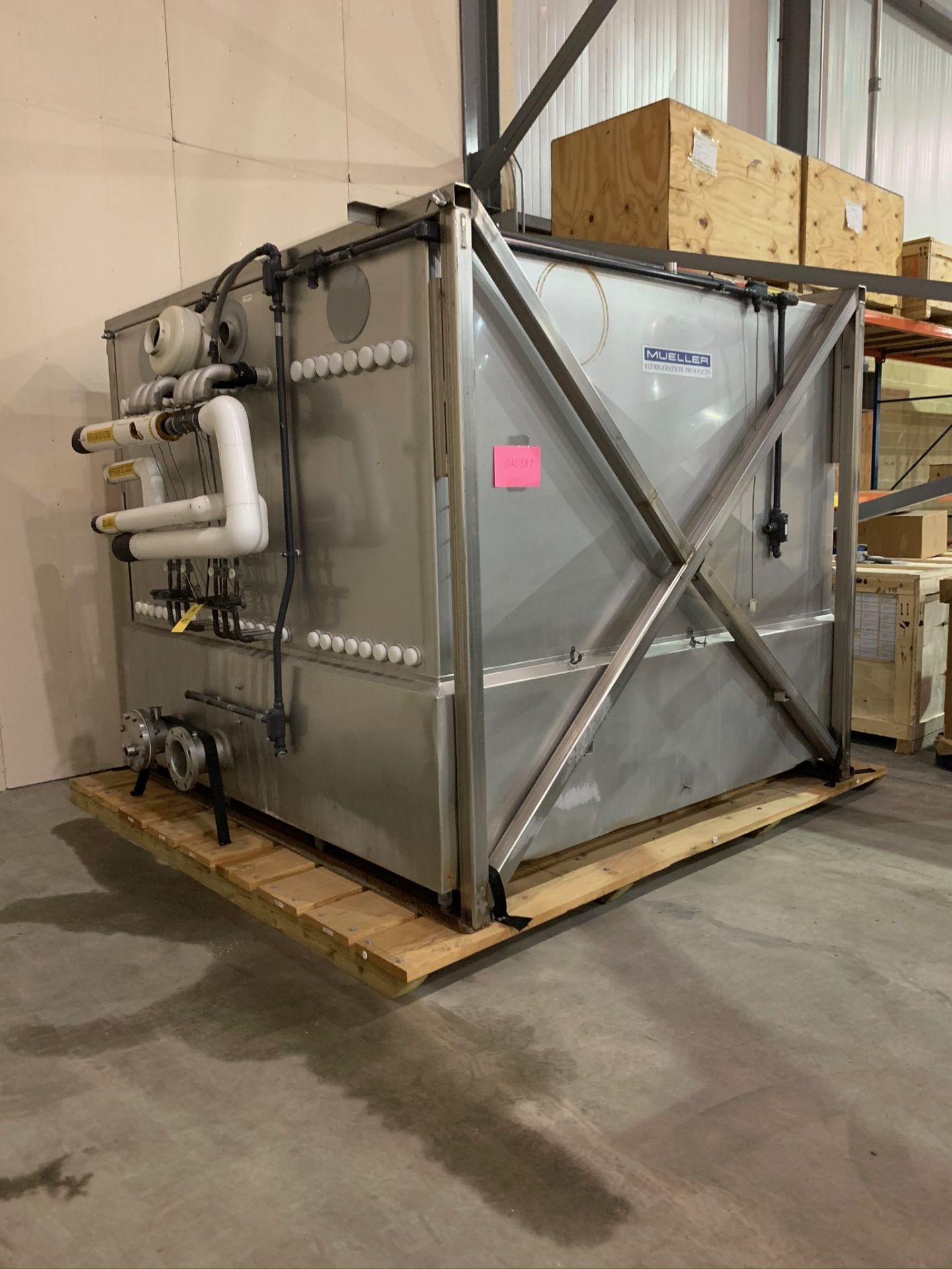 Mueller Water Chiller Model LLIN-06-B113 S/N 1206035-1 (Rigging Fee - $500)