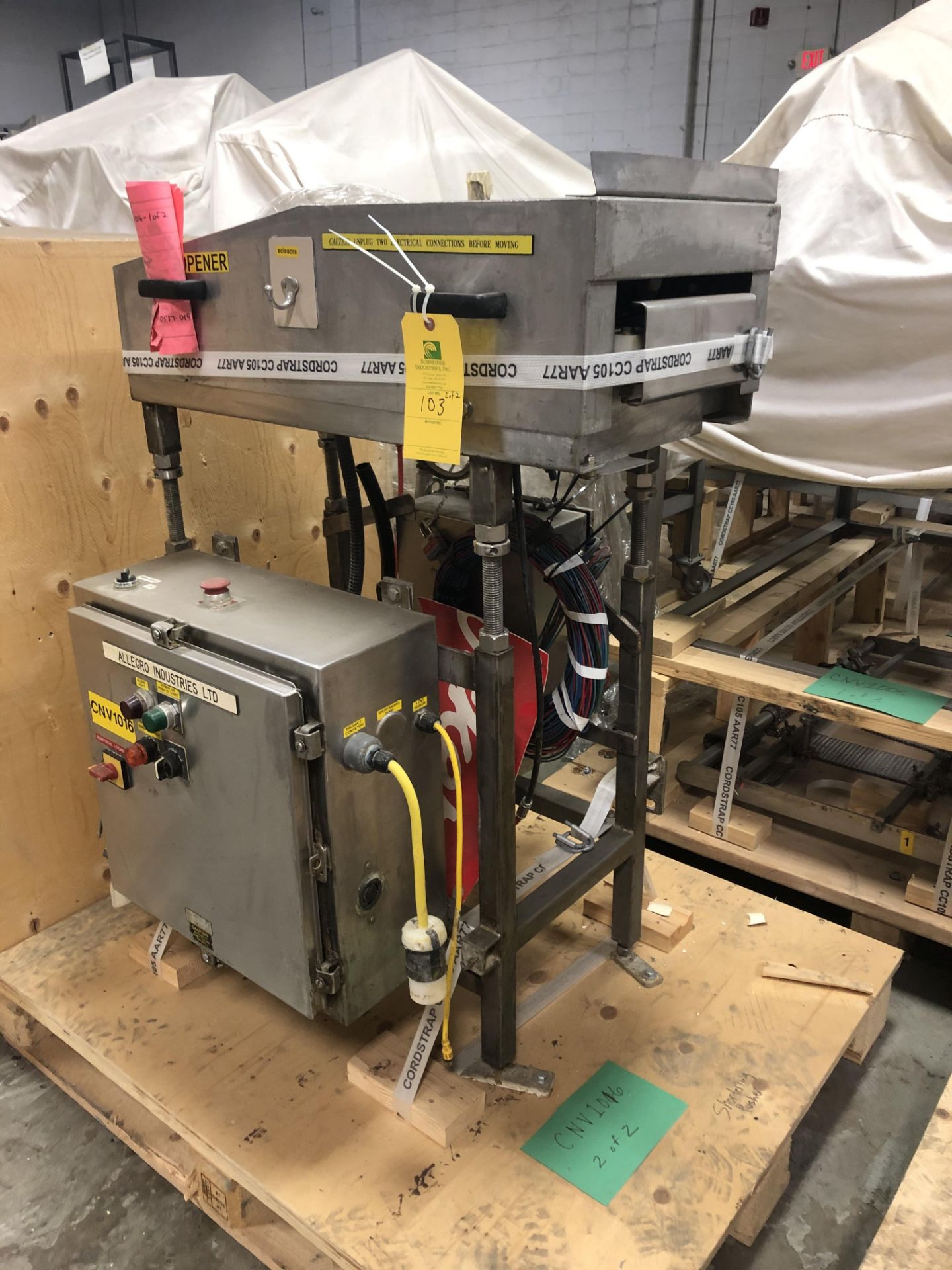 Conveyor/Shortening Pump (Rigging Fee- $250)