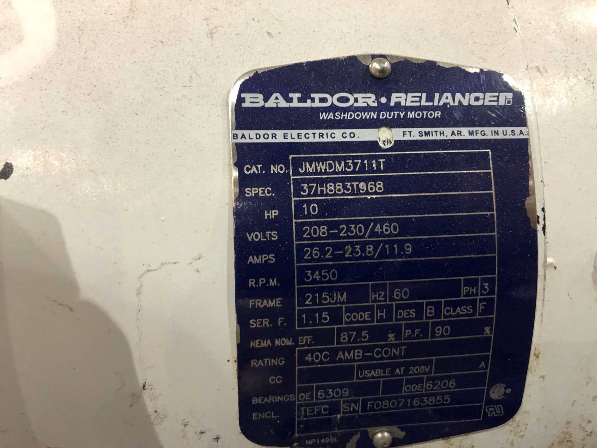 Centrifugal Pump with Baldor Motor (Rigging Fee- $25) - Image 2 of 2