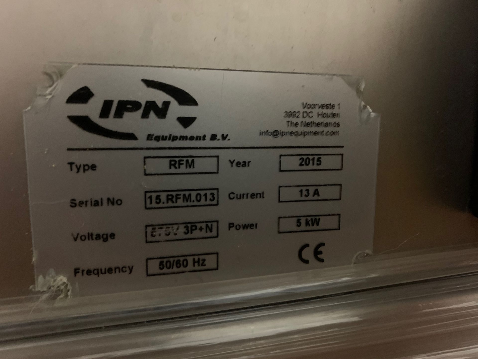 IPN Pouch Filling Line Includes IPN Filler Model RFM S/N 15.RFM.013, Cap Unscrambler, Metal (Rigging - Image 2 of 23