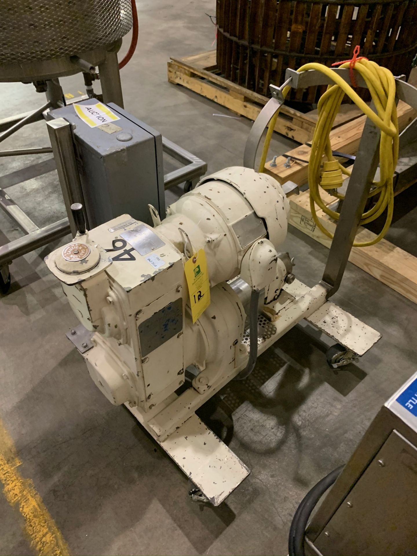 Waukesha Sanitary Pump S/N 38153011 Size 72 (Rigging Fee - $50)