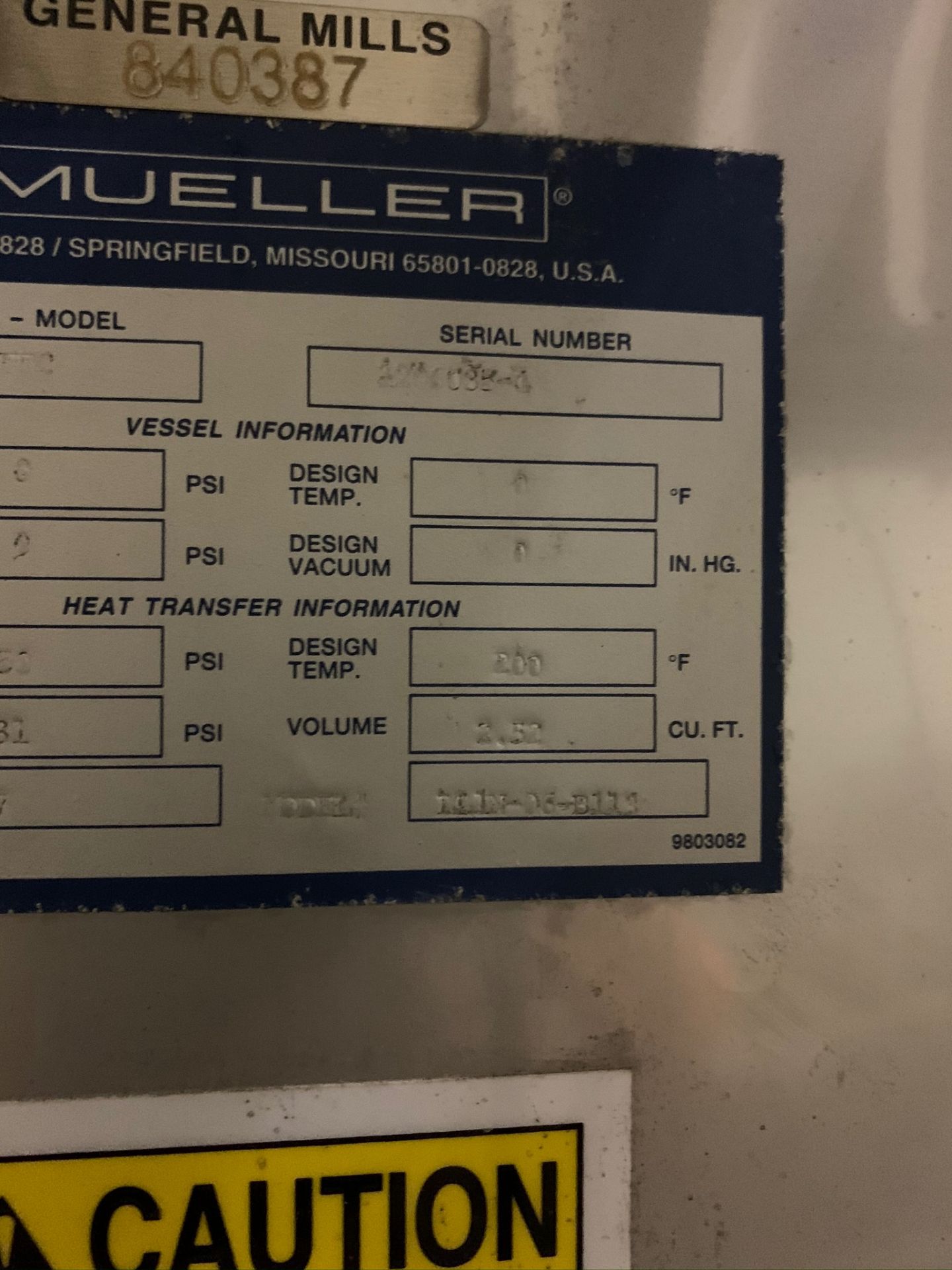 Mueller Water Chiller Model LLIN-06-B113 S/N 1206035-1 (Rigging Fee - $500) - Image 6 of 6