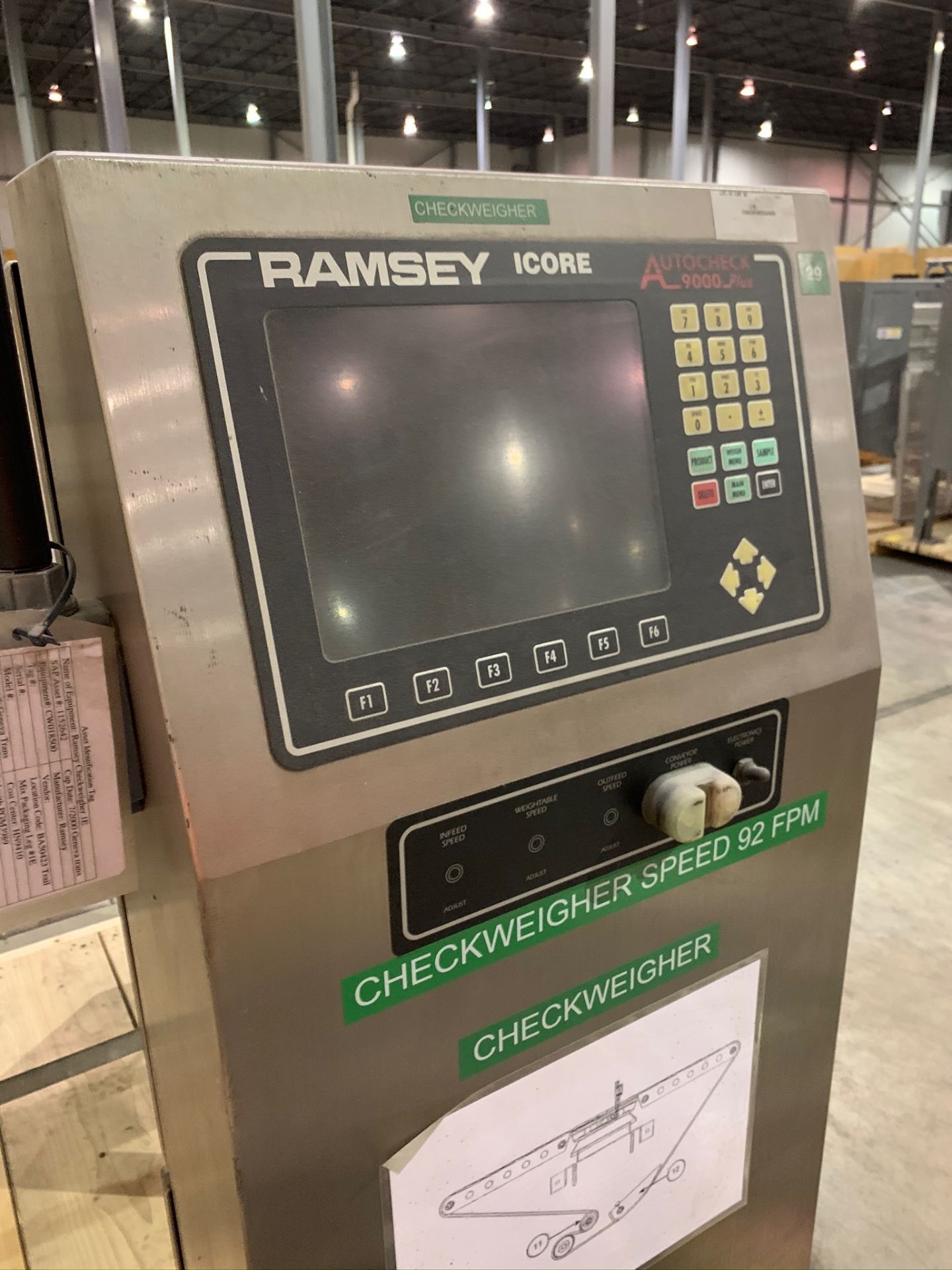 Ramsey Icore Autocheck 9000 Check Weigher (Rigging Fee - $50) - Image 4 of 4