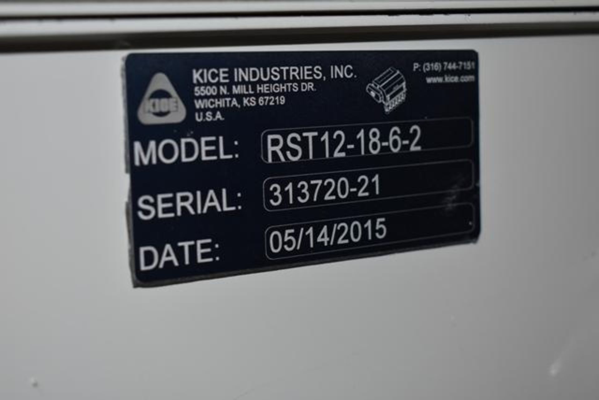 KICE Impact Mill Model #RST12-18-6-2, Includes Cyclone and KICE Model #VJ10x8x8 Rotary Valve - Image 3 of 5