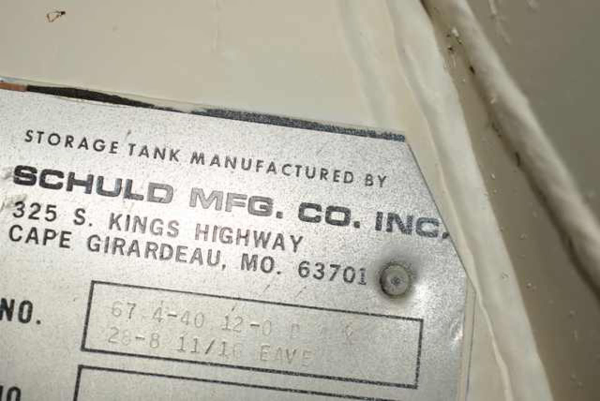 Schuld Manufacturing Company Model #67.4-40 Steel Silo/12' Diameter x 28' 8" Ht., Rated 52 Ton - Image 5 of 6