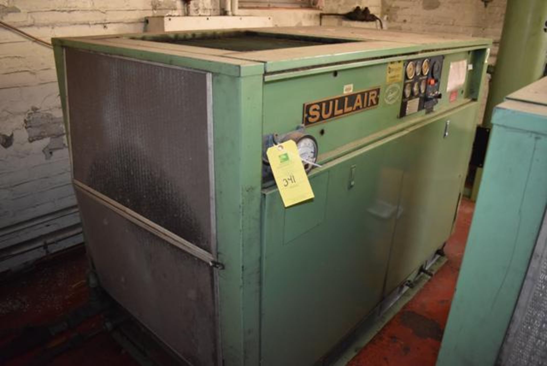 Sullair Model #12B-40H Rotary Screw Air Compressor, 40 HP Motor, 23208 Hrs. Indicated - Image 2 of 3