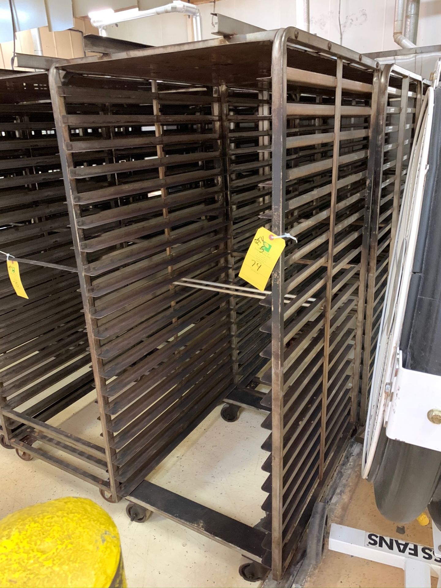 Lot of (5) Double Oven Racks With Baxter Lift 40 Pan Capacity. Rack -28 ...