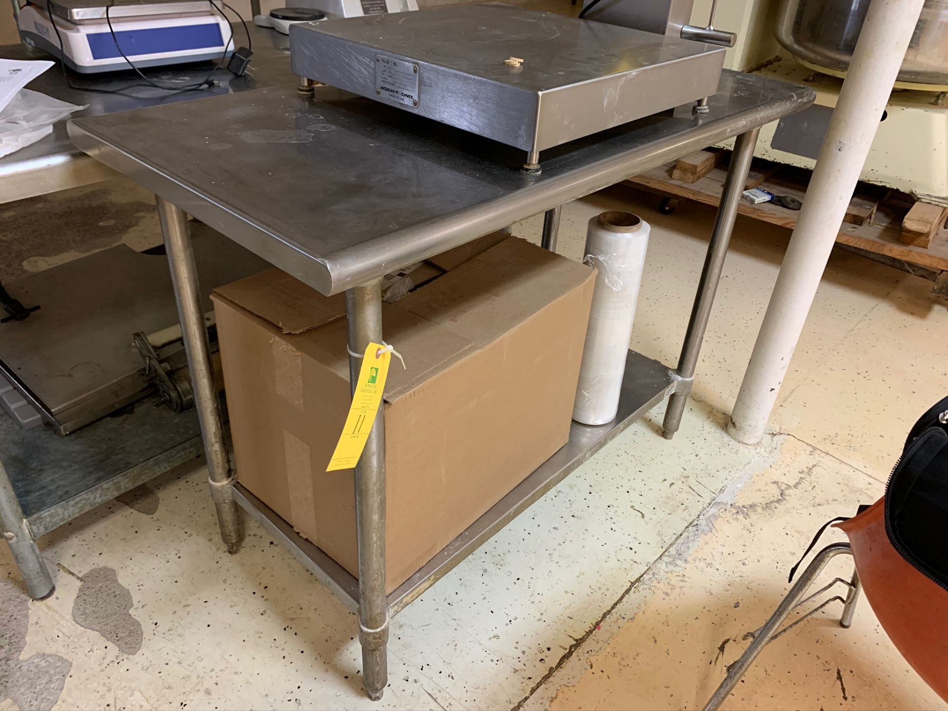 Stainless Prep Table, RIGGING FEE: $20