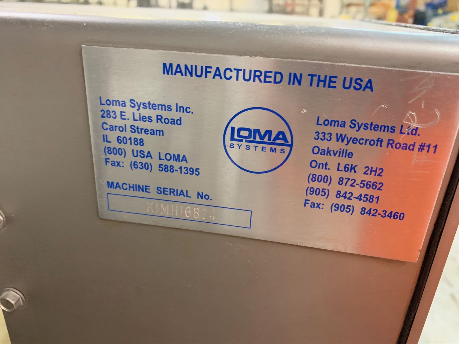Loma IQ2 Metal Detector S/N KIMHI6874, RIGGING FEE: $150 - Image 3 of 5