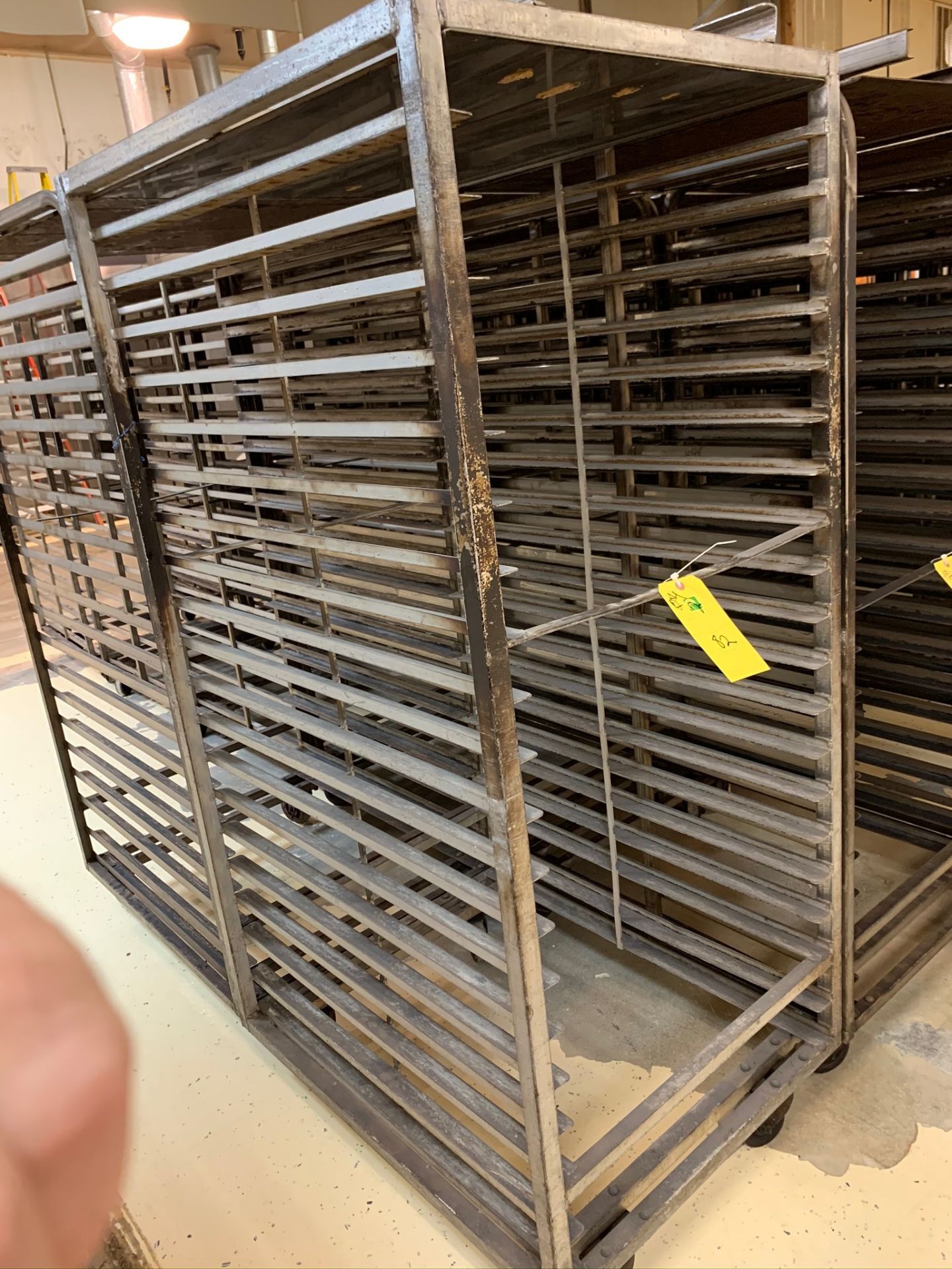 Lot of (3) Double Oven Racks With Baxter Lift 40 Pan Capacity. Rack -28 ...