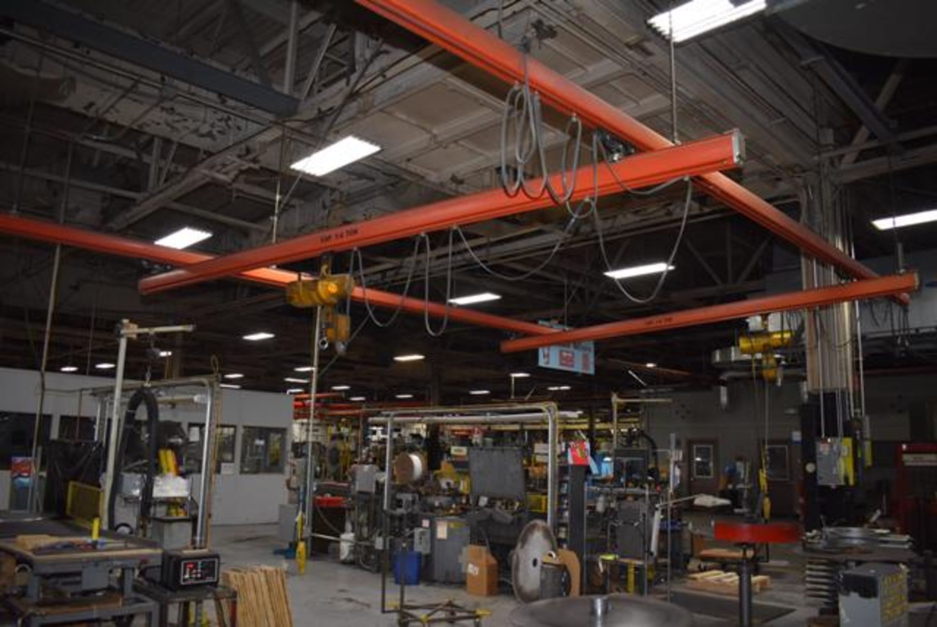 Demag Crane System Suspended from Ceiling, Approx. 20' x 40' Floor Space, Inclujdes 3 Masts w/ - Image 5 of 5