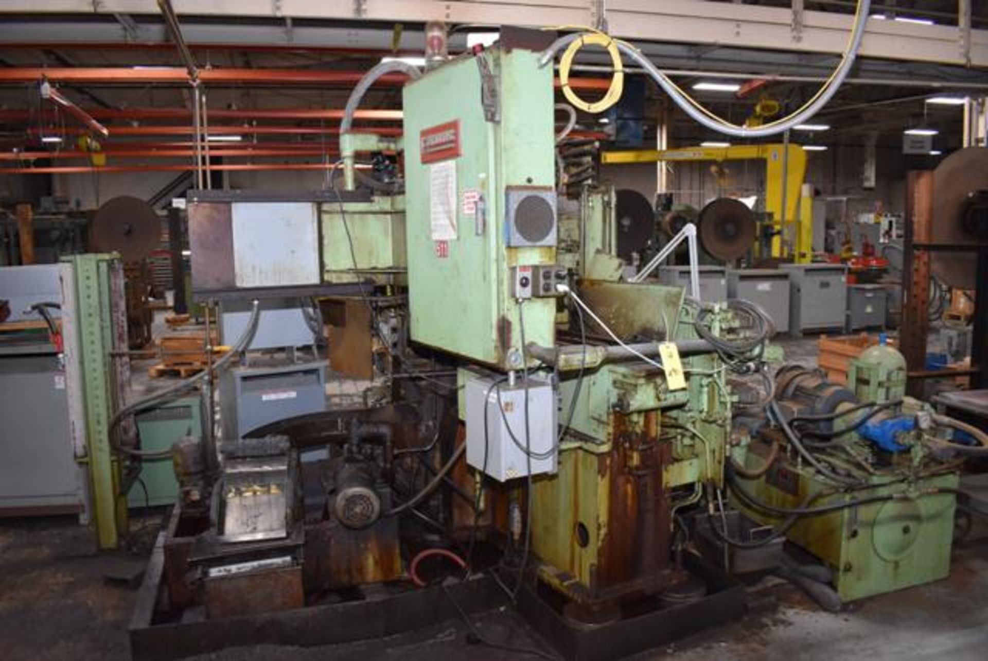 Fitchburg Engineering Mill Line, SN 1291, ID #112101, Includes Take Up & Payoff Reels