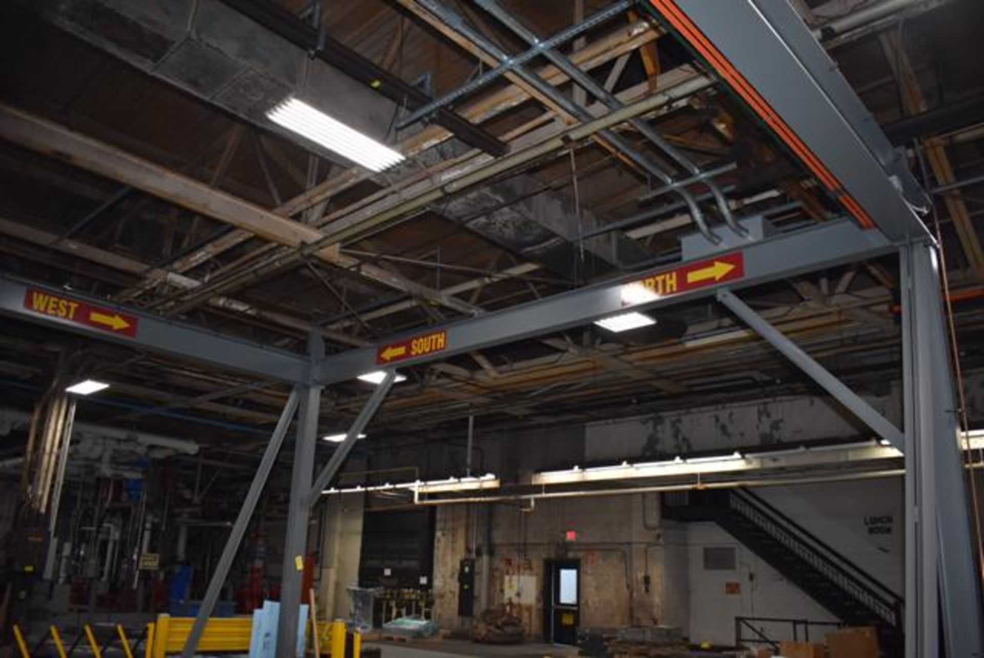 Mass Crane & Hoist, Self Protecting Crane, Approx. 20' Span x 40' Runway, R&M Cable Hoist Rated 3 - Image 5 of 6