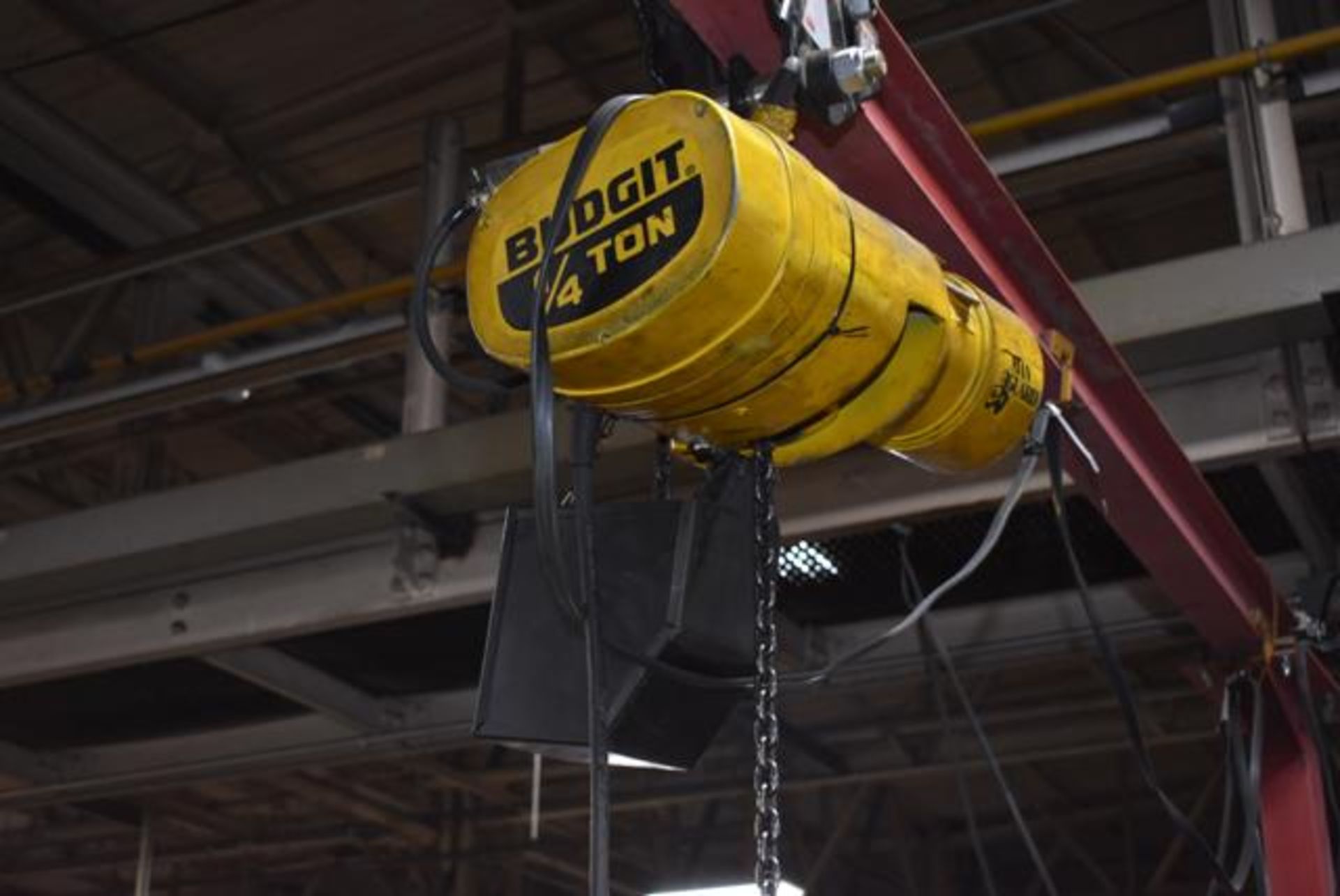 Demag Gantry Crane, 16' Span w/Budgit 1/4 Ton Electric Chain Hoist - Image 2 of 2